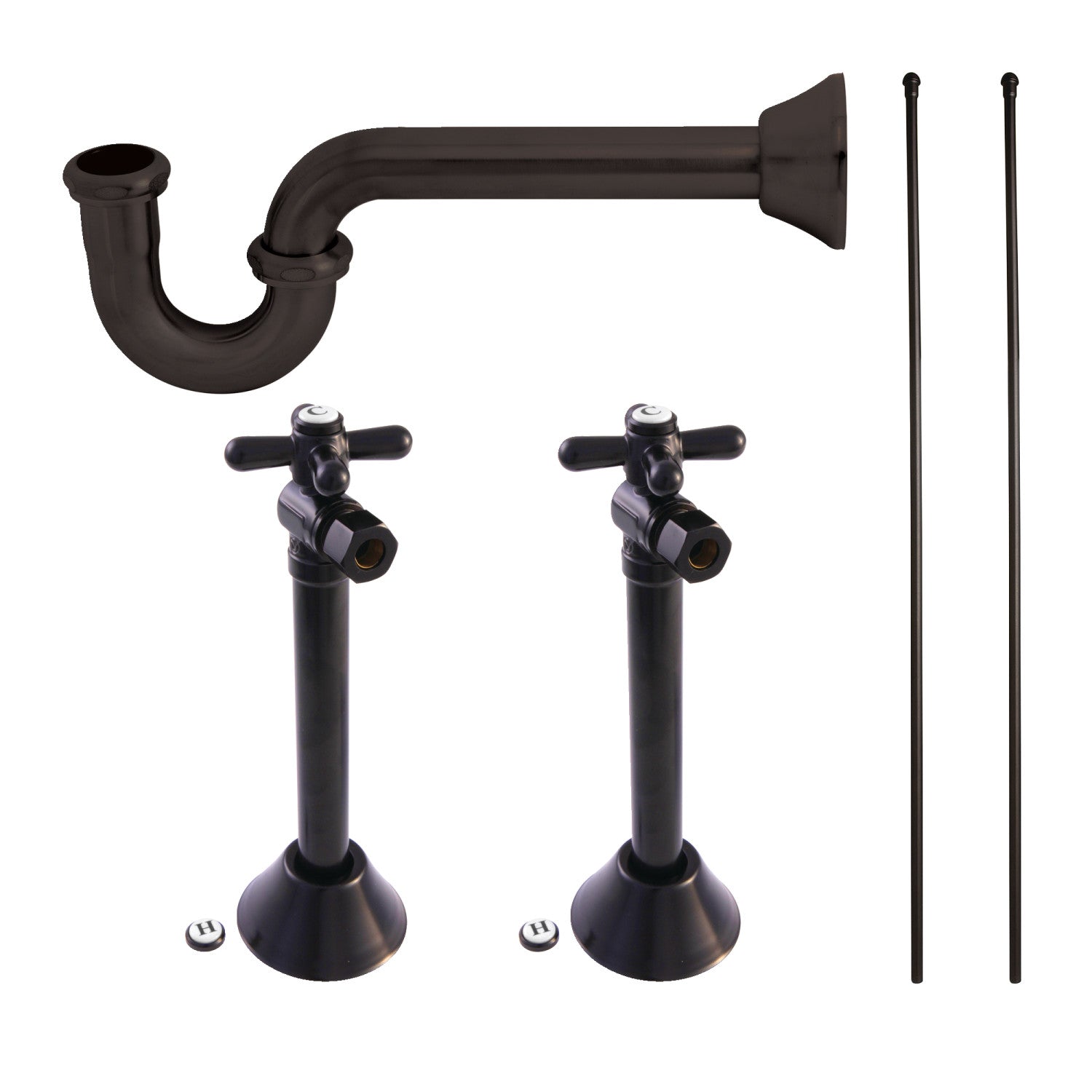 Kingston Heirloom KPK805 - Trimscape Traditional Plumbing Supply Kit Combo, Oil Rubbed Bronze