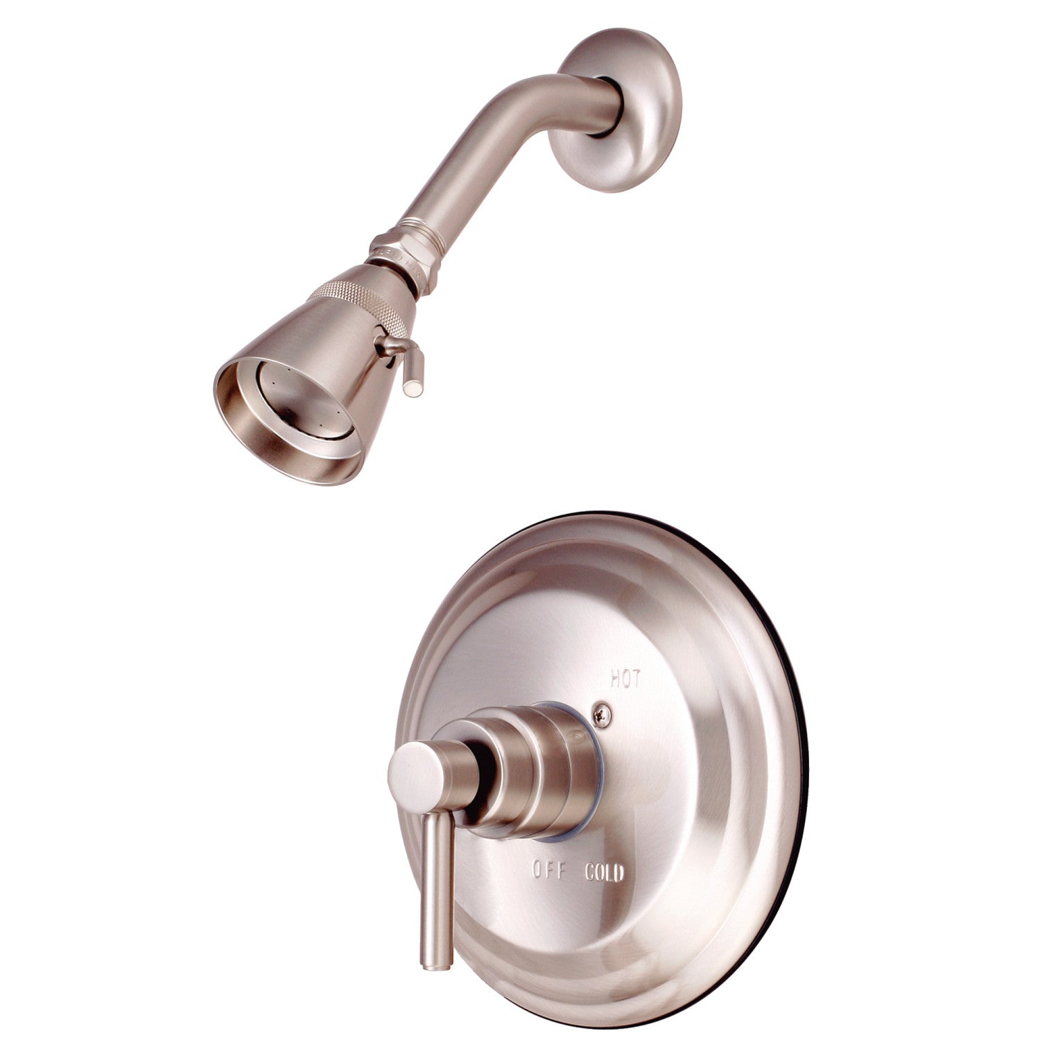 Kingston Tulare KB2638DLSO - Robinet de douche monomanche à pression équilibrée Concord, Nickel brossé