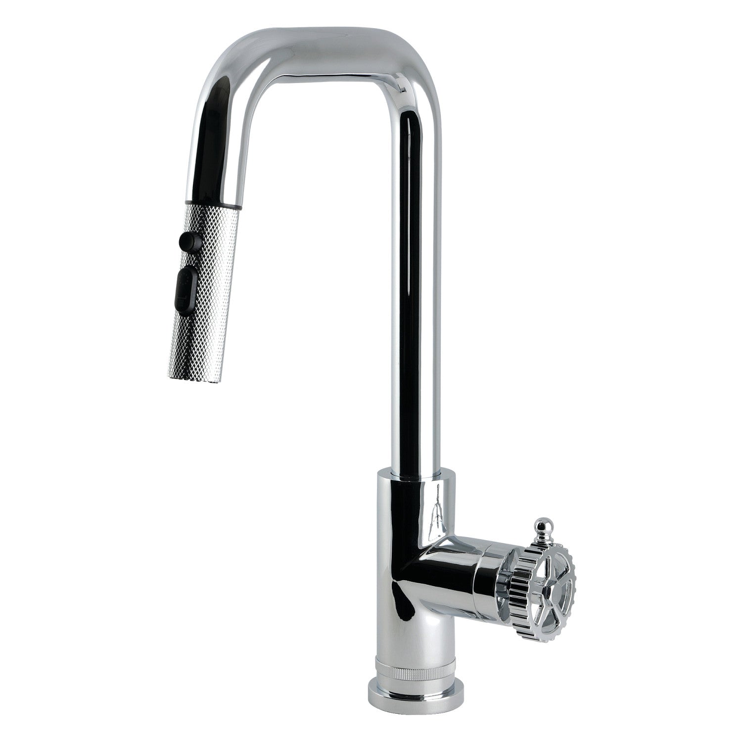 Kingston Fuller LS2731CG Robinet de cuisine à une poignée, chrome poli