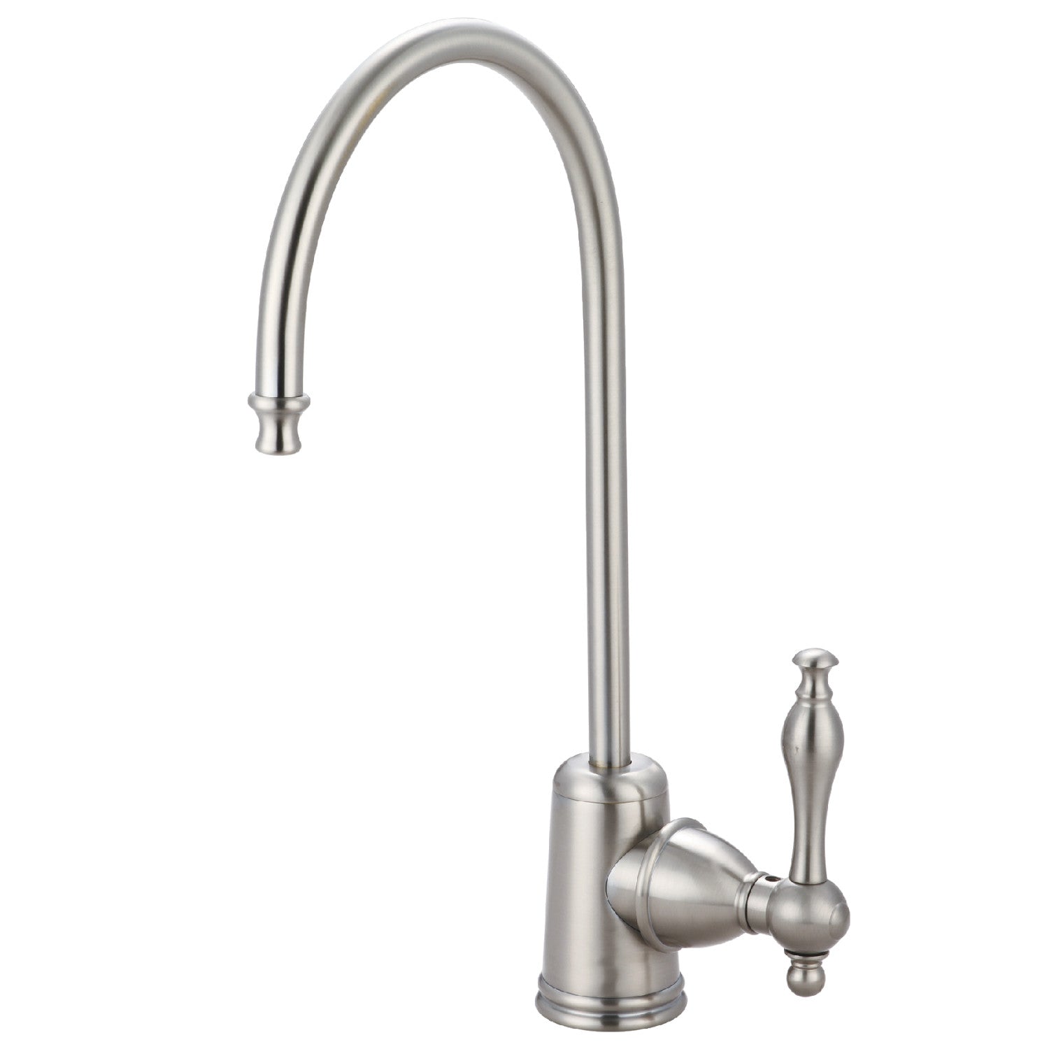 Kingston Heirloom KS7198NL - Robinet de filtration d'eau à une poignée 1 trou, nickel brossé