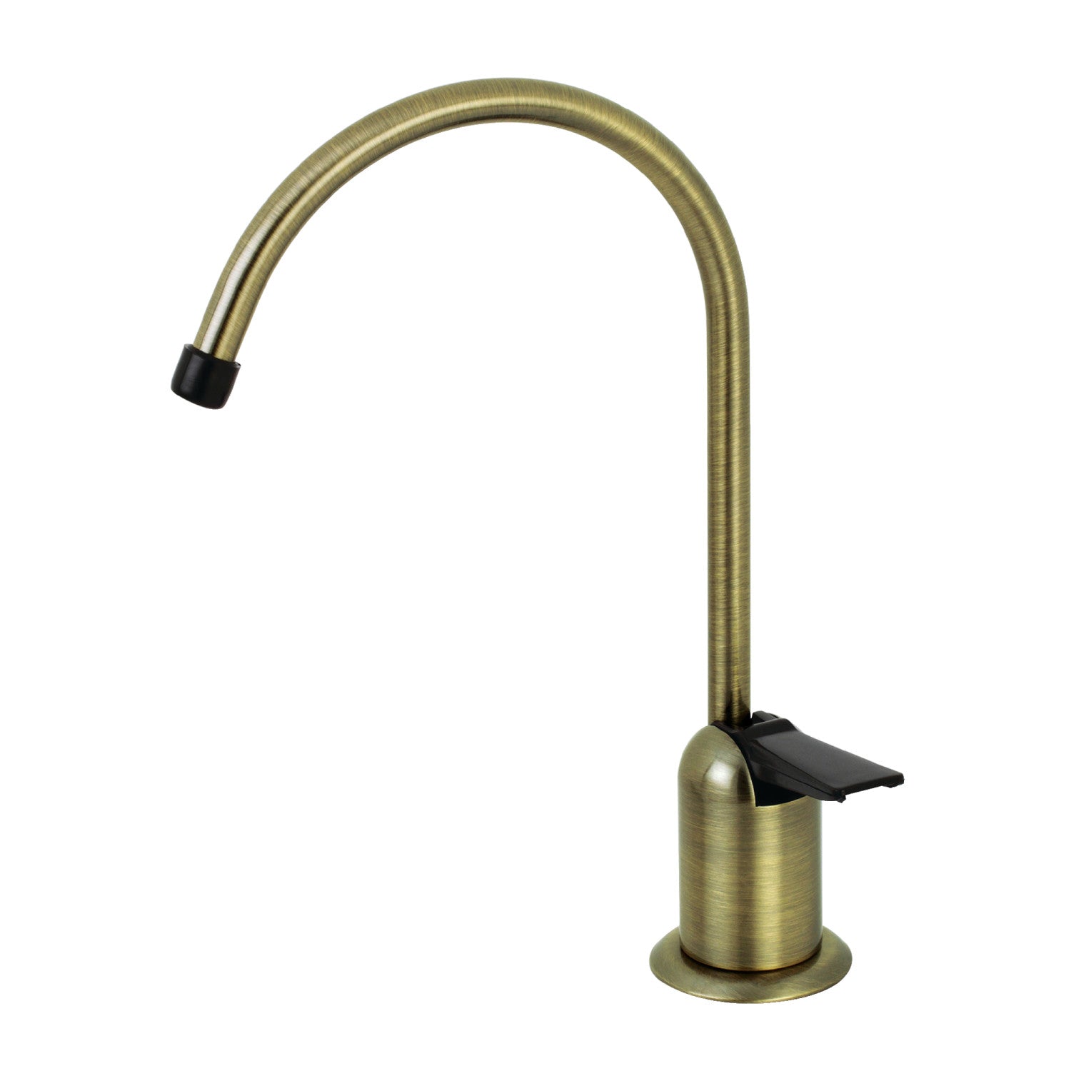 Kingston Tulare K6193 - Robinet de filtration d'eau à une poignée Americana 1 trou, laiton antique