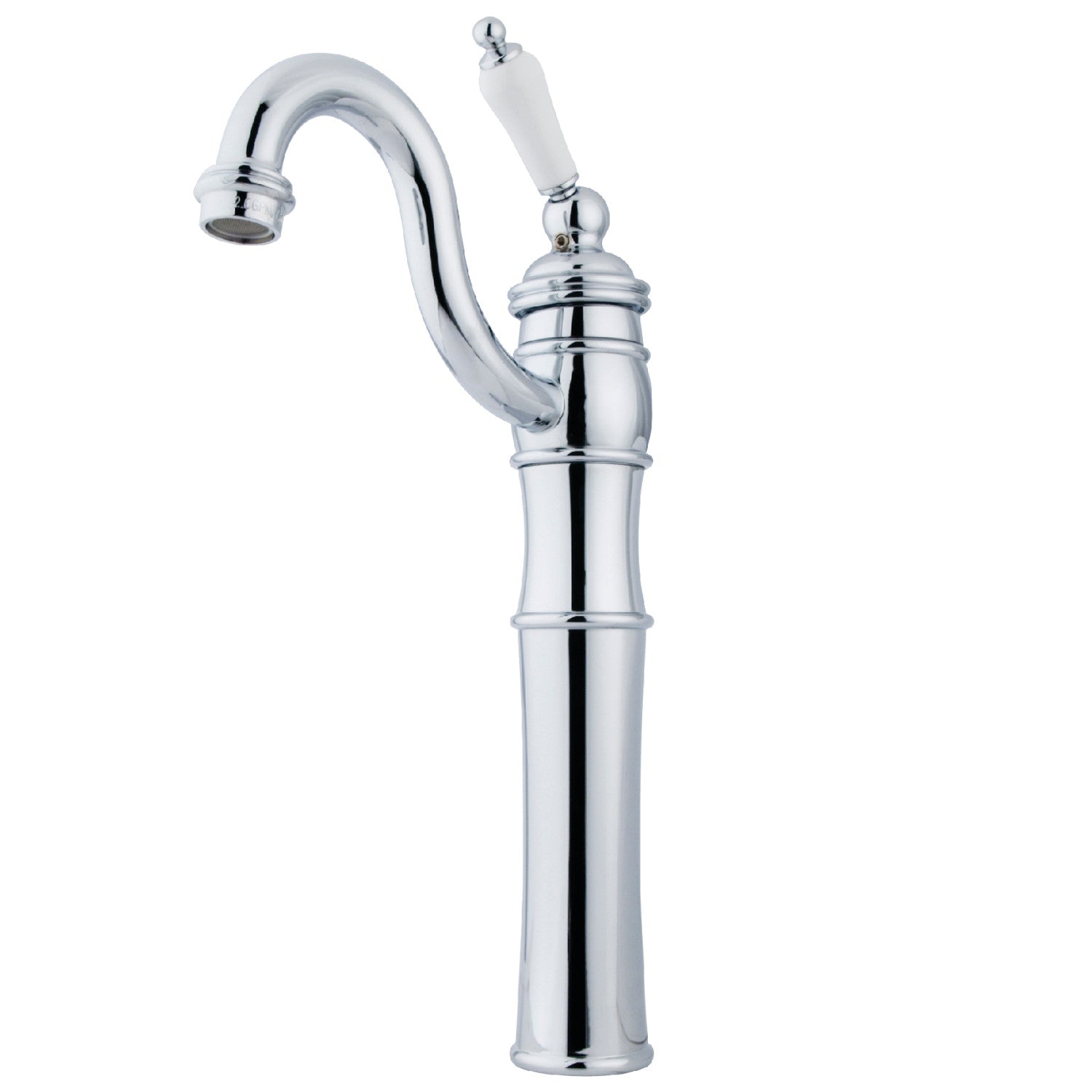 Kingston Heirloom KB3421PL - Robinet de bateau victorien à une poignée 1 trou, chrome poli