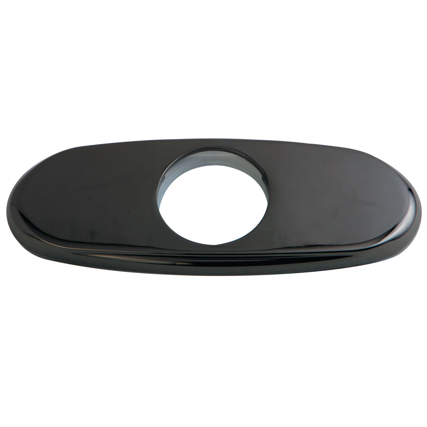 Kingston NSCP8420 1-11/16" I.D. Plaque de plate-forme de robinet en laiton, acier inoxydable noir