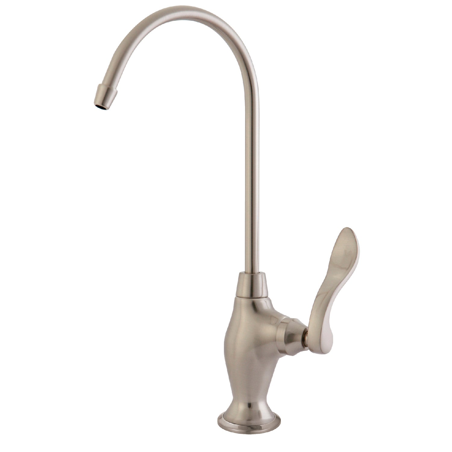 Kingston Tulare KS3198NFL - NuWave Robinet de filtration d'eau à une poignée en français 1 trou, Nickel brossé
