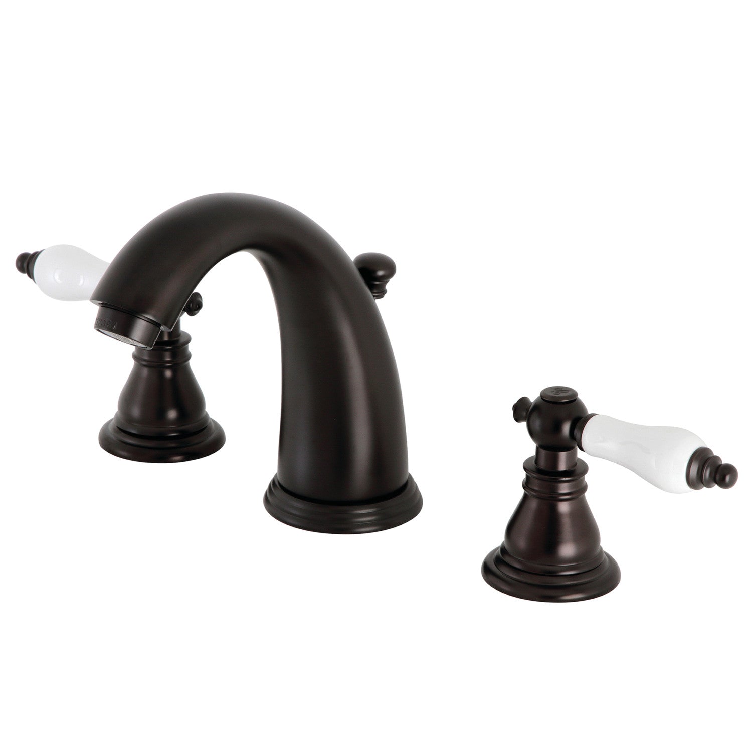 Kingston Heirloom KB985APL - Robinet de salle de bains à grande échelle avec drain à tirette, bronze frotté à l'huile