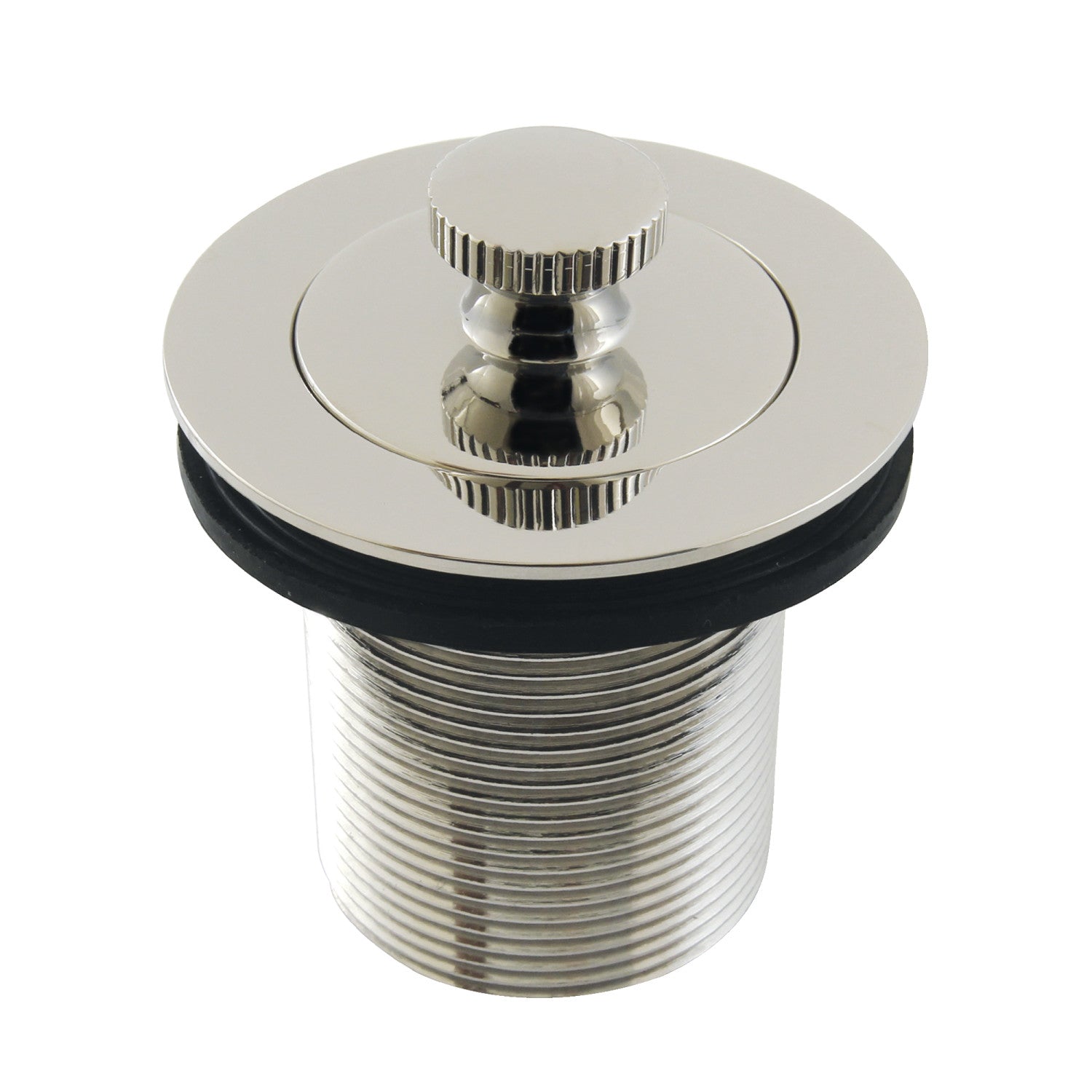 Kingston Heirloom DLT20PN - Made To Match 1-1/2-Inch Lift and Turn Tub Drain with 2-Inch Body Thread, Polished Nickel