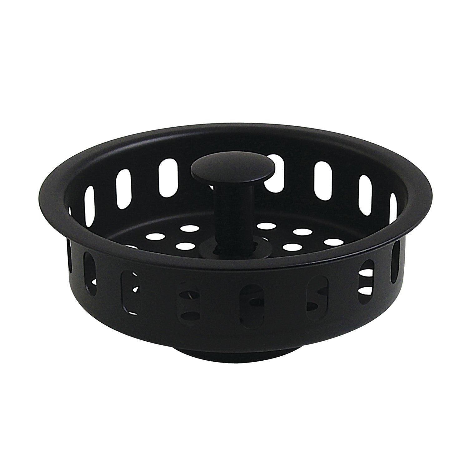 Kingston Made To Match KBP2000MB 3-1/2 Inch Kitchen Sink Basket Strainer Only, Matte Black
