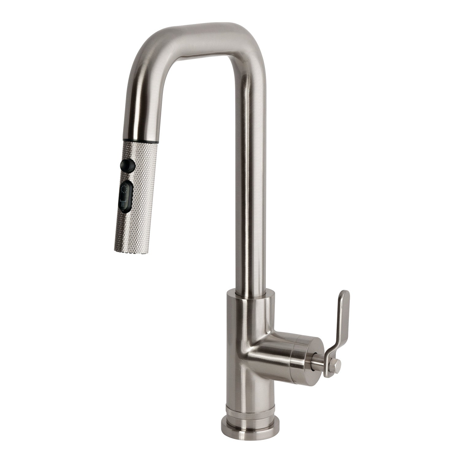 Kingston Whitaker LS2738KL Robinet de cuisine à une poignée, nickel brossé