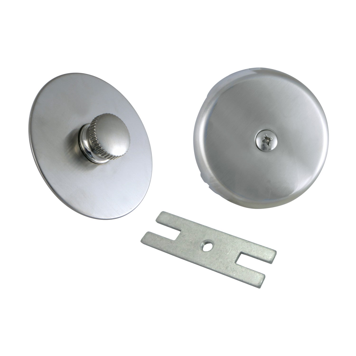 Kingston Heirloom DTL5303A8 - Trimscape Zinc Alloy Lift and Turn Tub Drain Replacement Trim Kit, Brushed Nickel