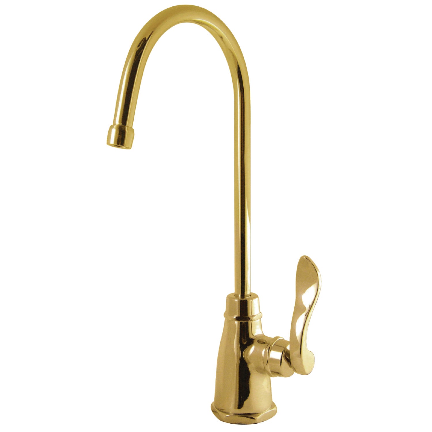 Kingston Tulare KS2192NFL - NuWave Robinet de filtration d'eau à une poignée française 1 trou, laiton poli