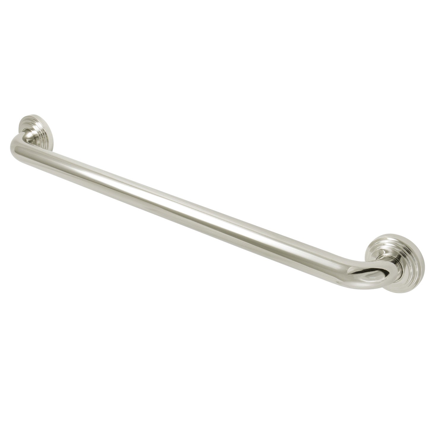 Kingston Sona DR214246 - Milano 24-Inch x 1-1/4-Inch O.D. Brass Decorative Grab Bar, Polished Nickel