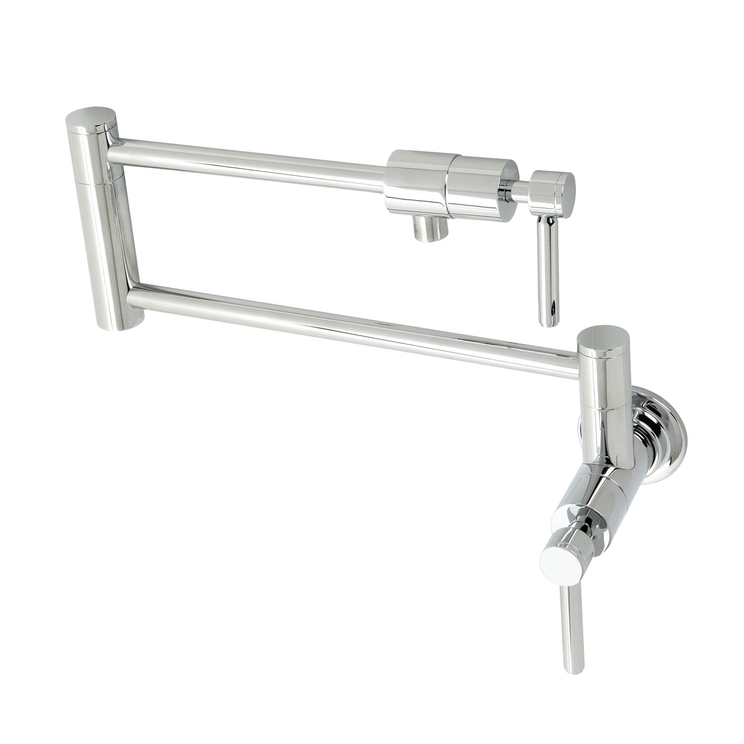 Kingston Sona KS4101DL - Concord 1 trou Robinet de remplissage de pot de montage mural, chrome poli