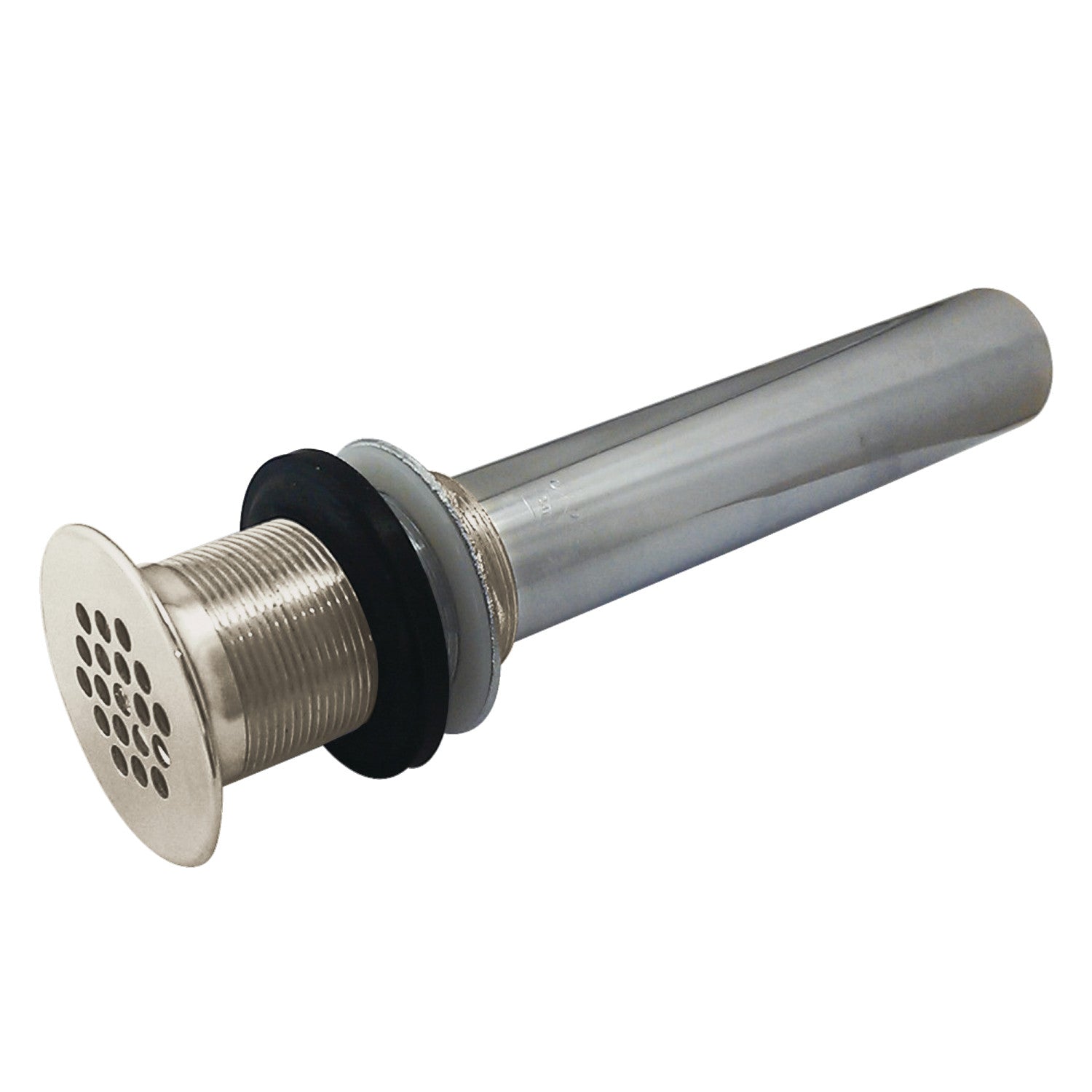 Kingston Trimscape KB4006 Brass Grid Bathroom Sink Drain without Overflow, 17 Gauge, Polished Nickel