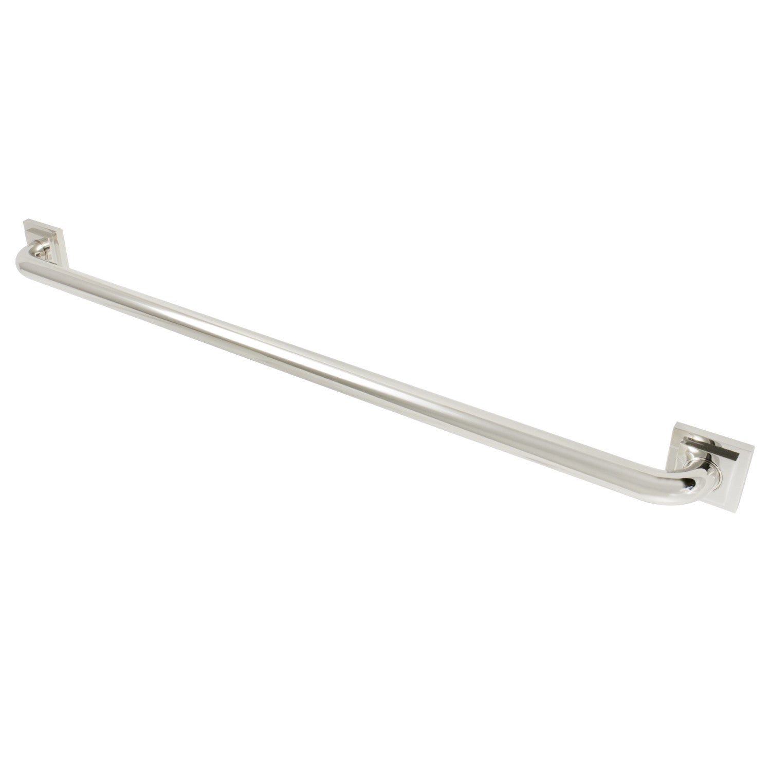 Kingston Sona DR614366 - Claremont 36-Inch x 1-1/4-Inch O.D. Brass Decorative Grab Bar, Polished Nickel