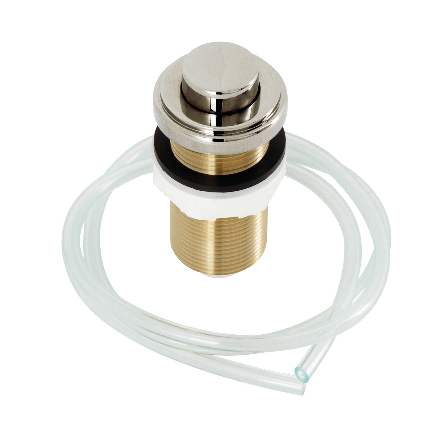 Kingston Heirloom KA216 - Bouton interrupteur d'évacuation des ordures de Trimscape, nickel poli