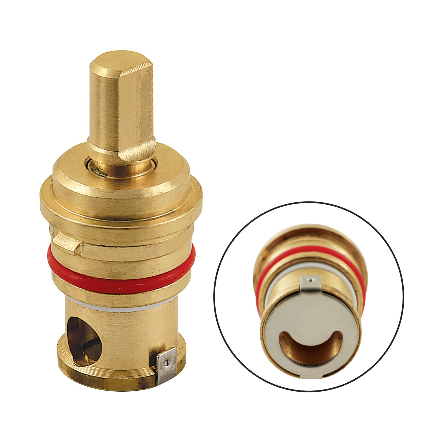 Kingston KBRP131HC Hot Washerless Cartridge for Tub and Shower Faucet, Raw