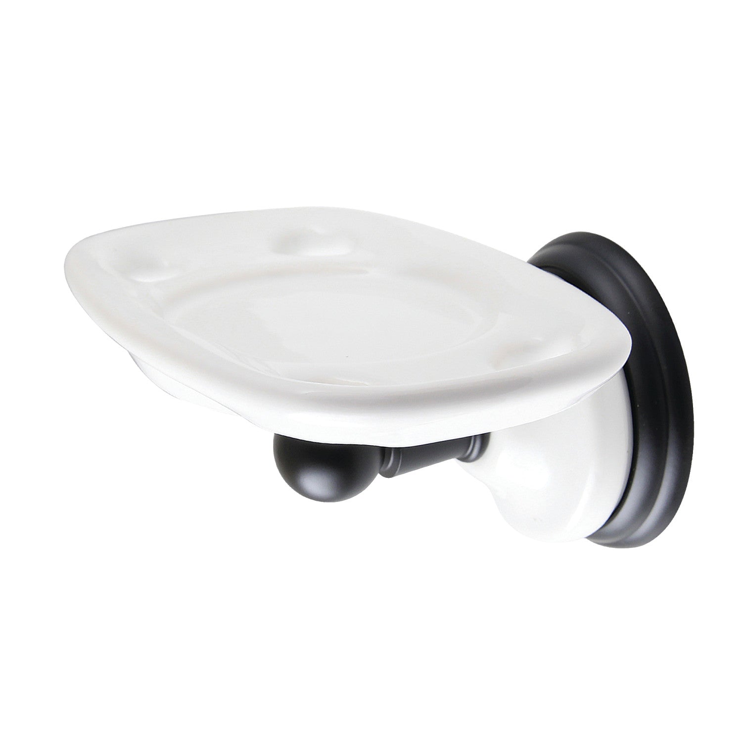 Kingston Heirloom BA1116MB - Brosse à dents victorienne et support de gobelet, noir mat