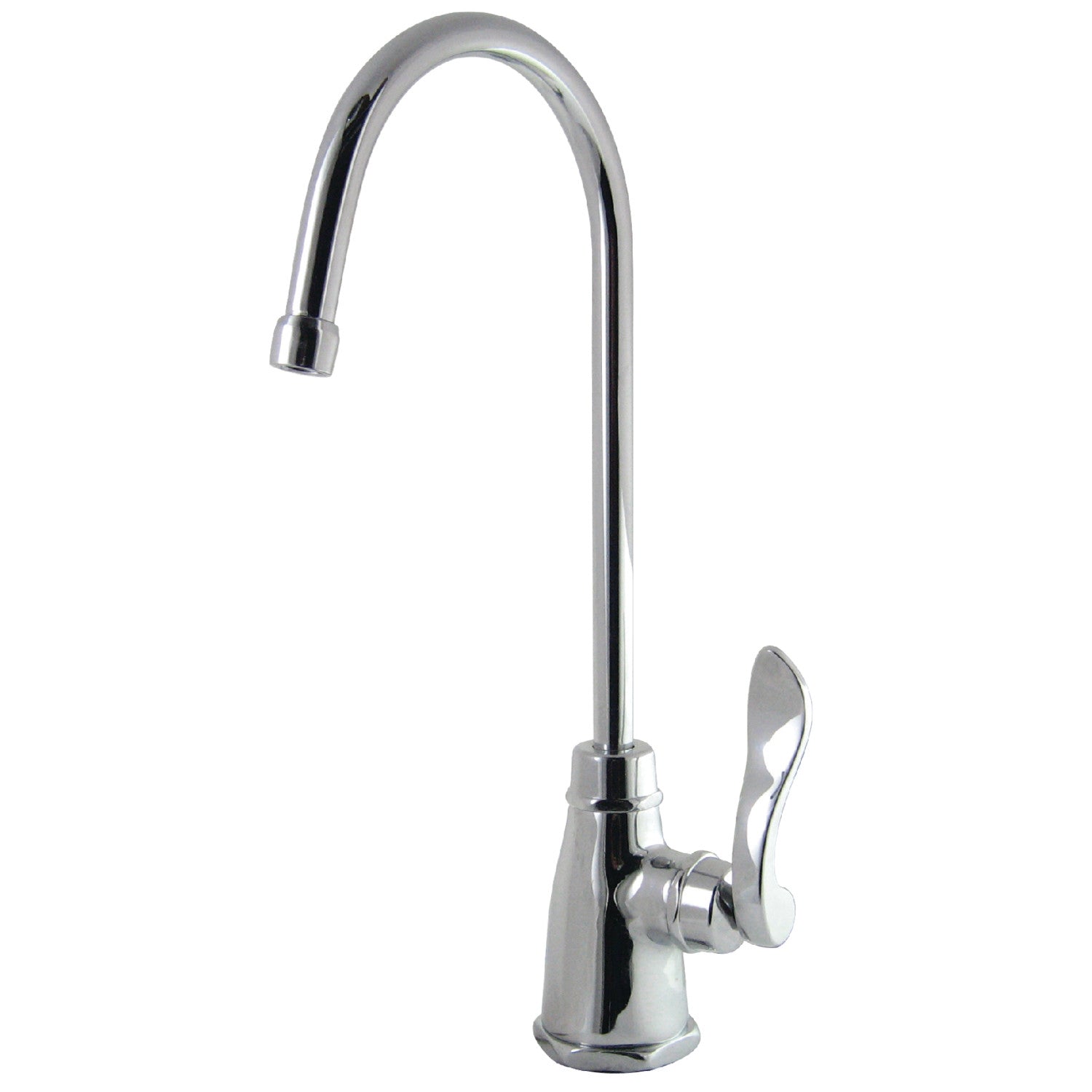 Kingston Tulare KS2191NFL - NuWave Robinet de filtration d'eau à une poignée française 1 trou, chrome poli