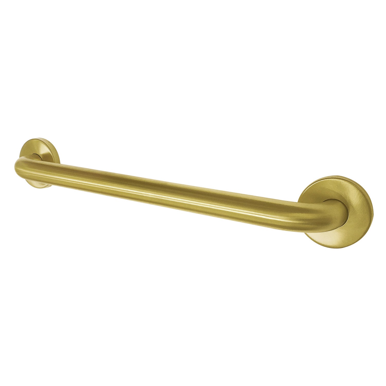 Kingston Tulare DR114187 - Americana 18-Inch x 1-1/4-Inch O.D. Stainless Steel Decorative Grab Bar, Brushed Brass