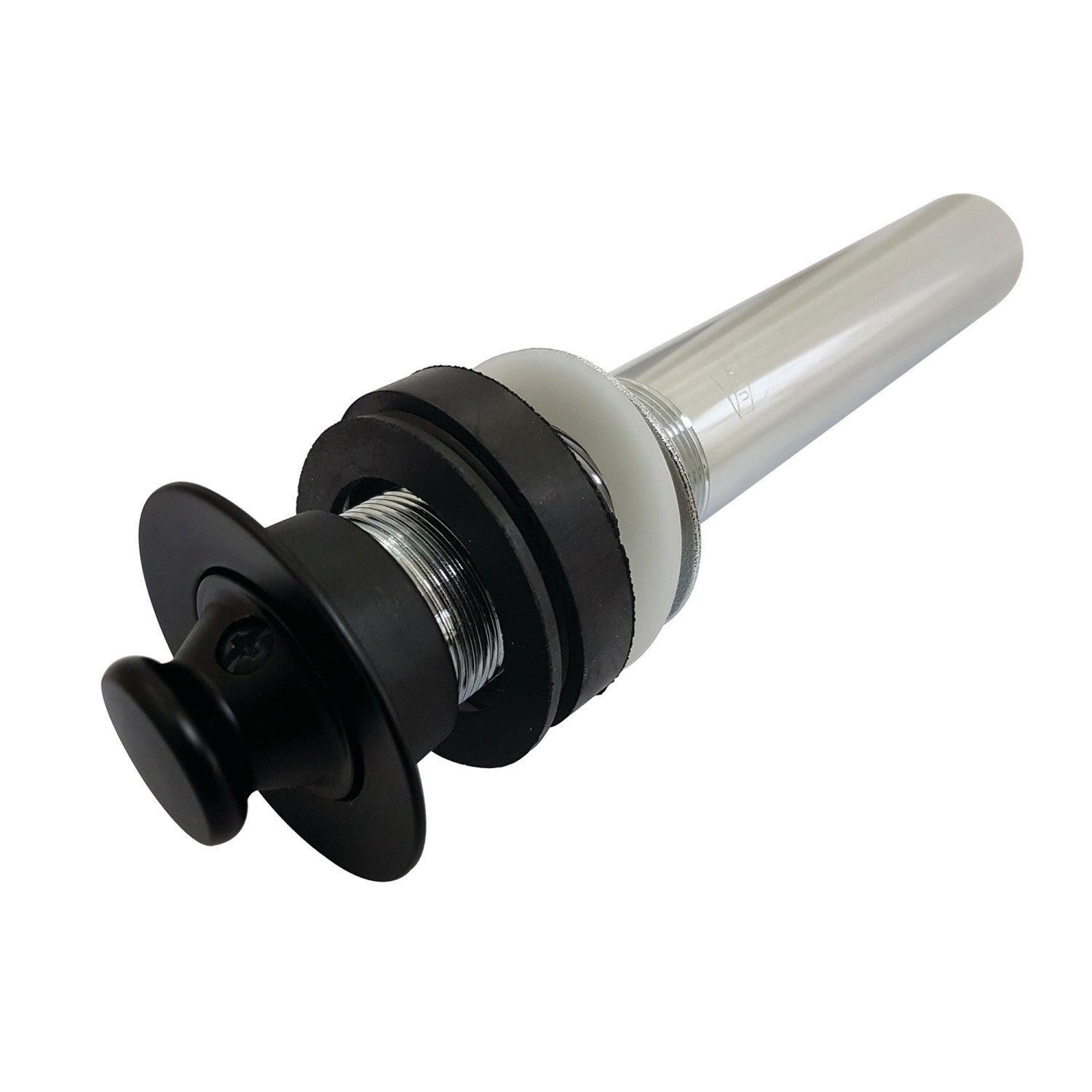 Kingston Heirloom EV3000MB - Trimscape Brass Lift and Turn Bathroom Sink Drain without Overflow, 17 Gauge, Matte Black
