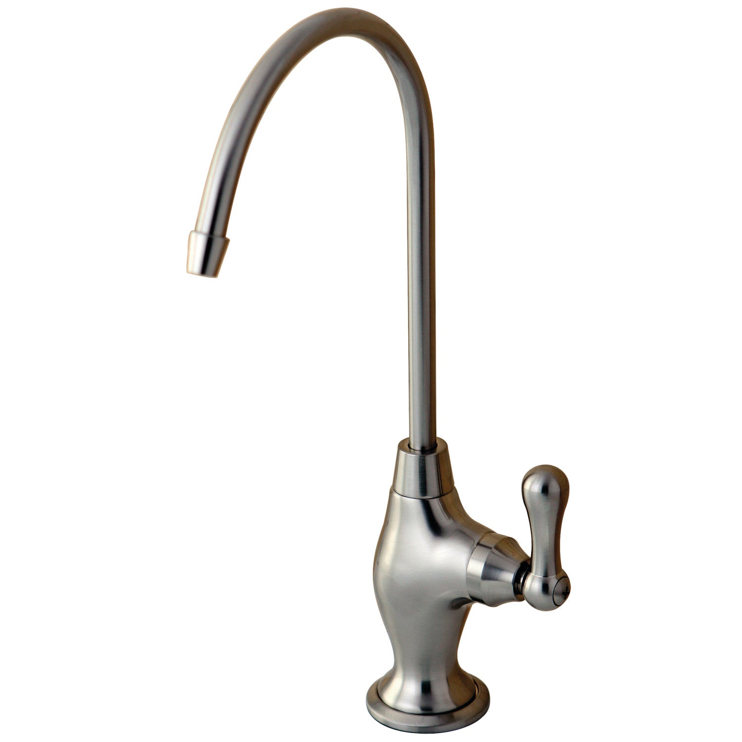 Kingston Heirloom KS3198AL - Restoration Single-Handle 1-Hole Deck Mount Water Filtration Faucet, Brushed Nickel