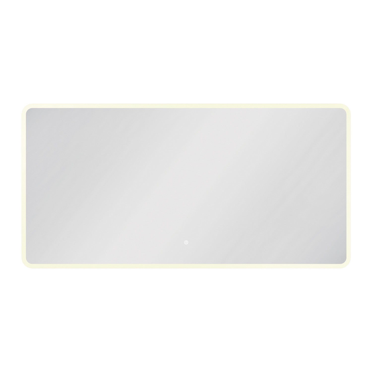 Kingston Aurora MR2026030 30-Inch x 60-Inch LED Bathroom Mirror, Front and Back Light, Anti-Fog, Dimmable Touch Sensor Lighted Mirror, Silver