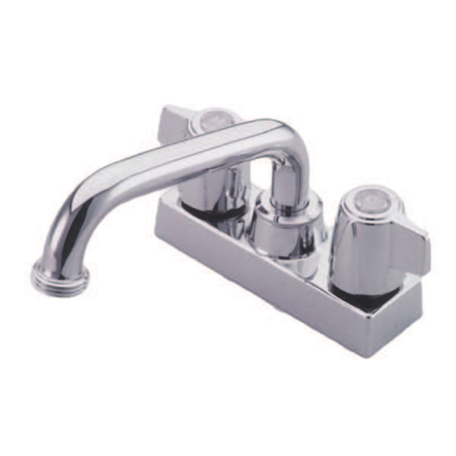 Kingston Tulare KB470 - Robinet de lessive traditionnel à double poignée 2 trous, chrome poli