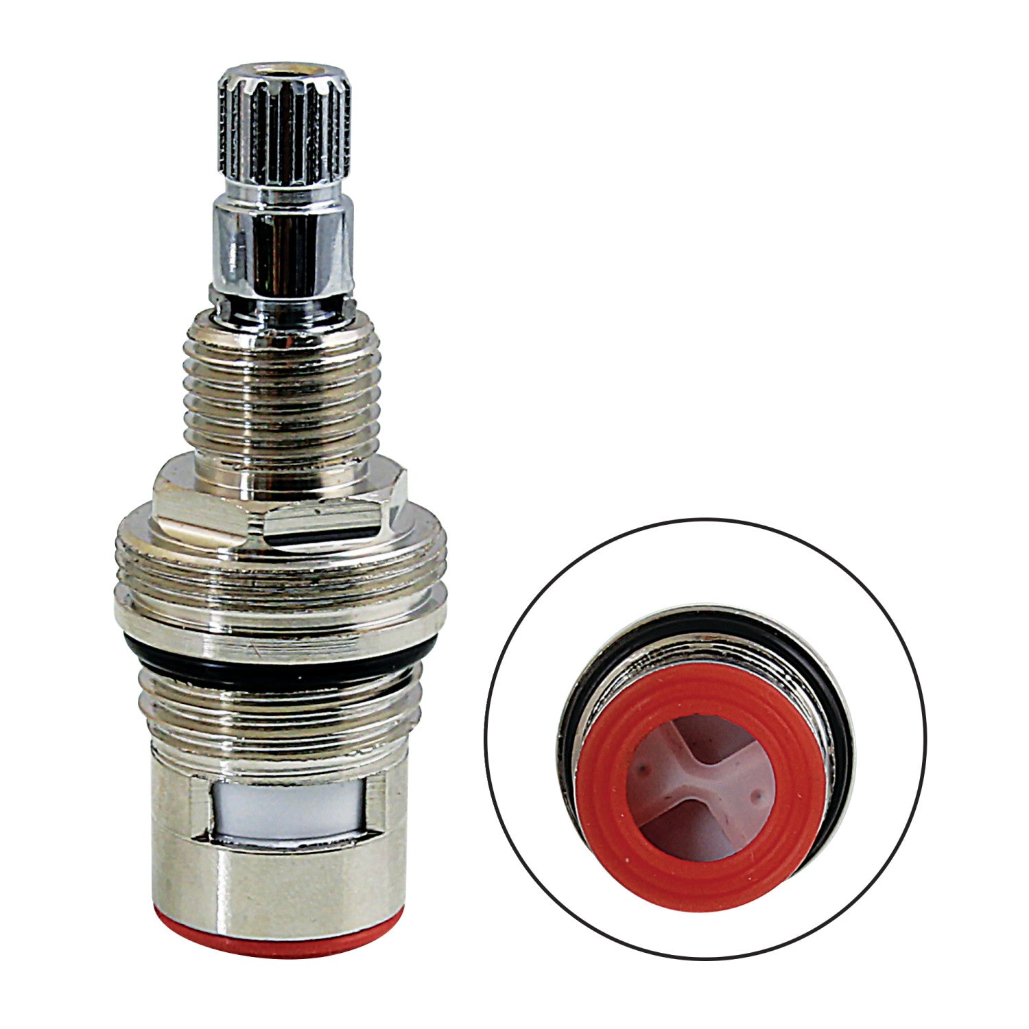 Kingston KSRPL3000HC Hot Ceramic Disc Cartridge (1 Piece), Polished Chrome