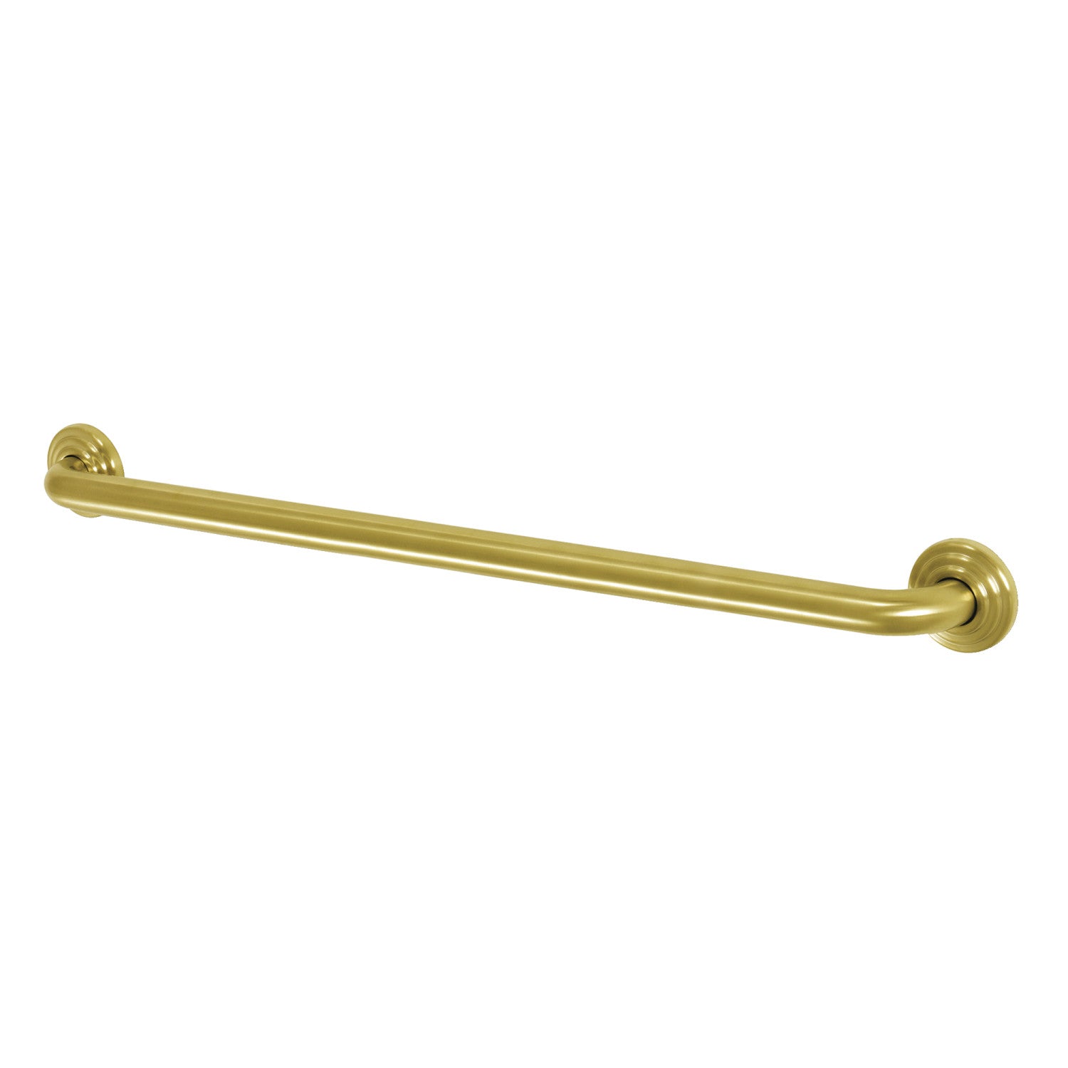 Kingston Heirloom DR314307 - Restoration 30-Inch x 1-1/4-Inch O.D. Brass Decorative Grab Bar, Brushed Brass