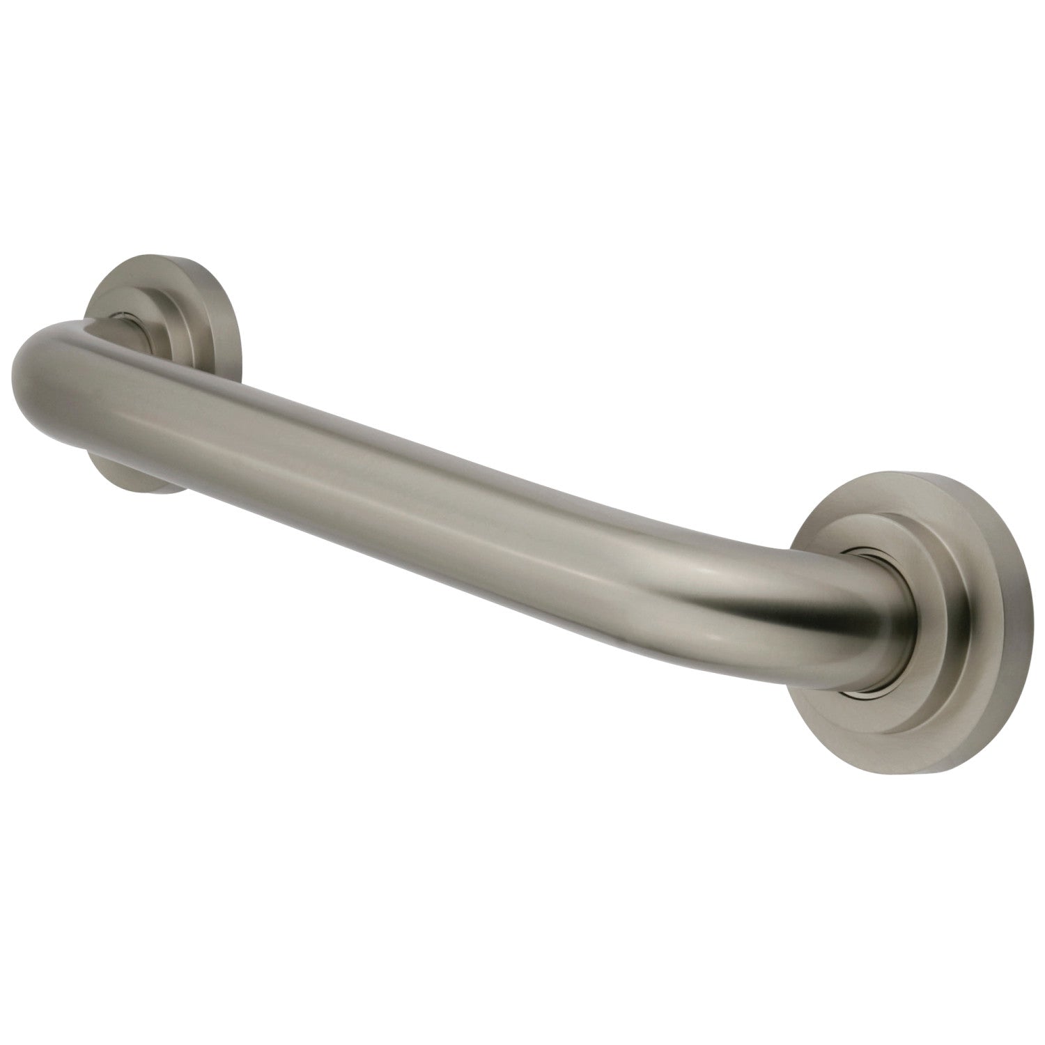 Kingston Sona DR414168 - Manhattan 16-Inch x 1-1/4-Inch O.D. Brass Decorative Grab Bar, Brushed Nickel