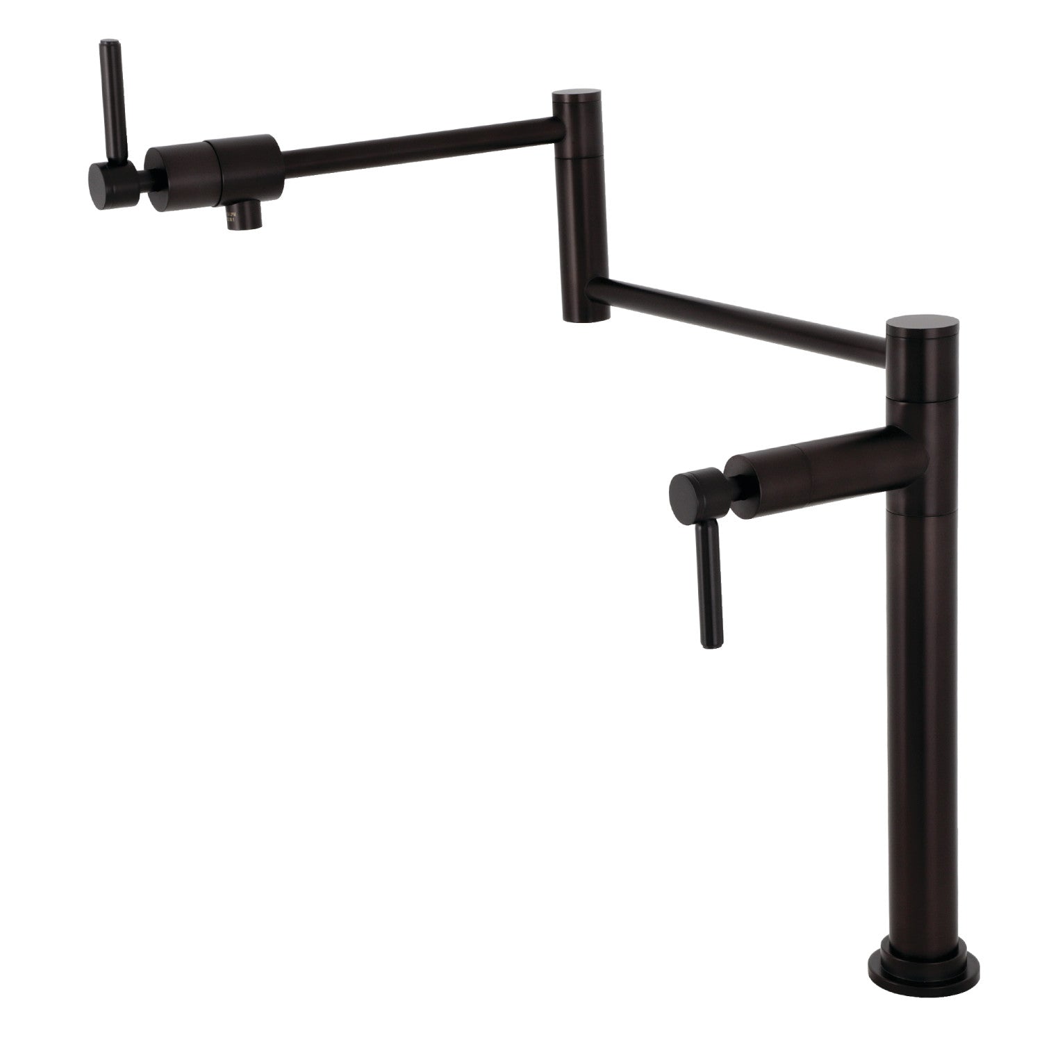 Kingston Sona KS4705DL - Concord 1 trou Robinet de remplissage de pot de montage de plate-forme, bronze frotté à l'huile