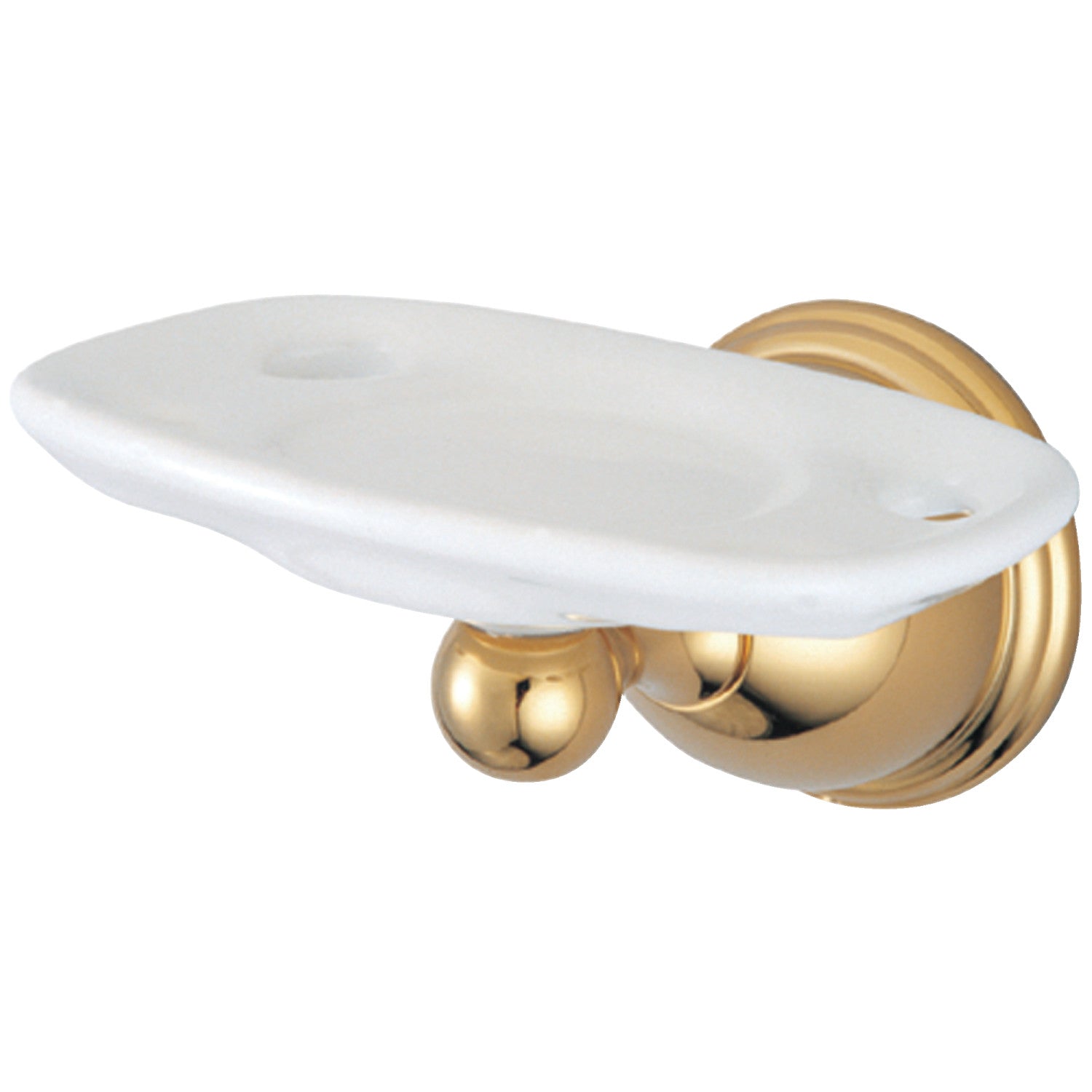 Kingston Heirloom BA3966PB - Brosse à dents et support de gobelet de restauration, laiton poli