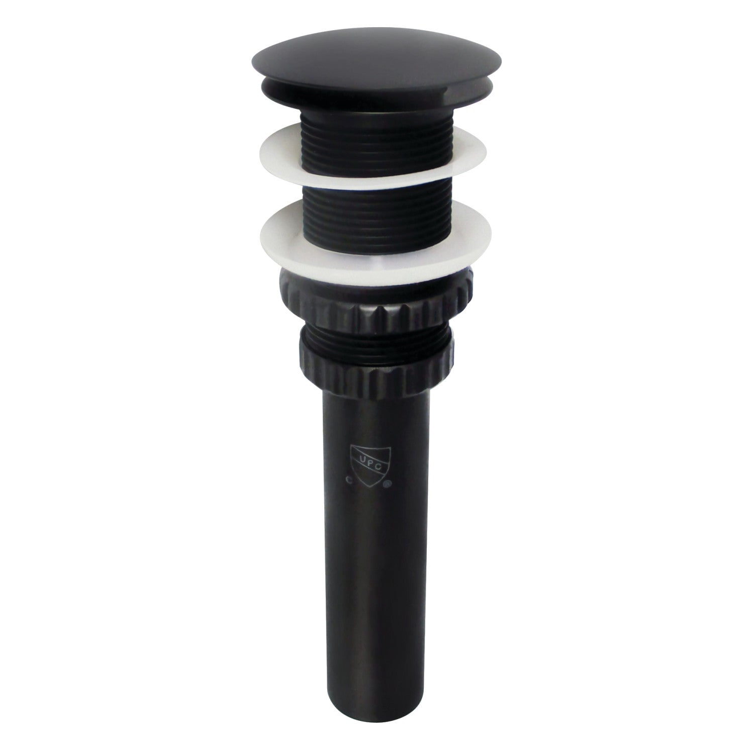 Kingston Sona EV8210MB - Coronel Brass Push Pop-Up Bathroom Sink Drain, Matte Black