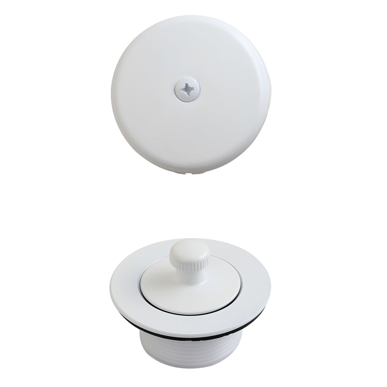 Kingston Heirloom DLT5301AWH - Trimscape Zinc Alloy Lift and Turn Tub Drain Conversion Kit, White
