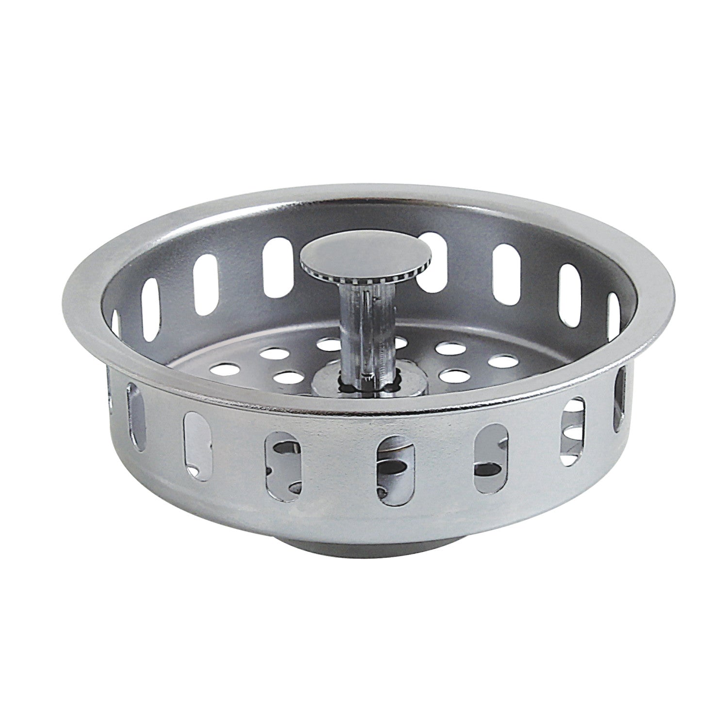 Kingston Made To Match KBP2001 3-1/2 Inch Kitchen Sink Basket Strainer Only, Polished Chrome