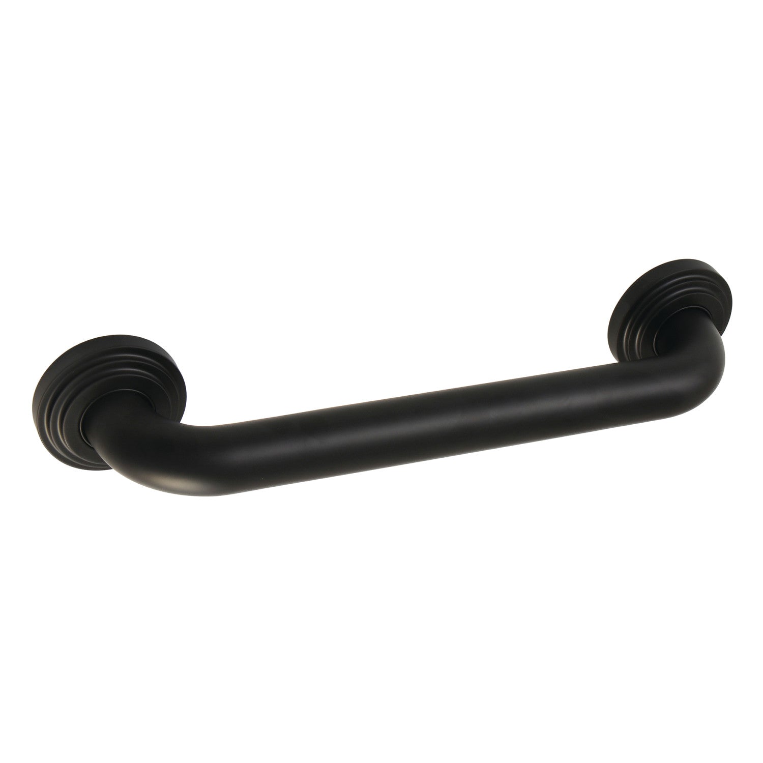 Kingston Sona DR214120 - Milano 12-Inch x 1-1/4-Inch O.D. Brass Decorative Grab Bar, Matte Black