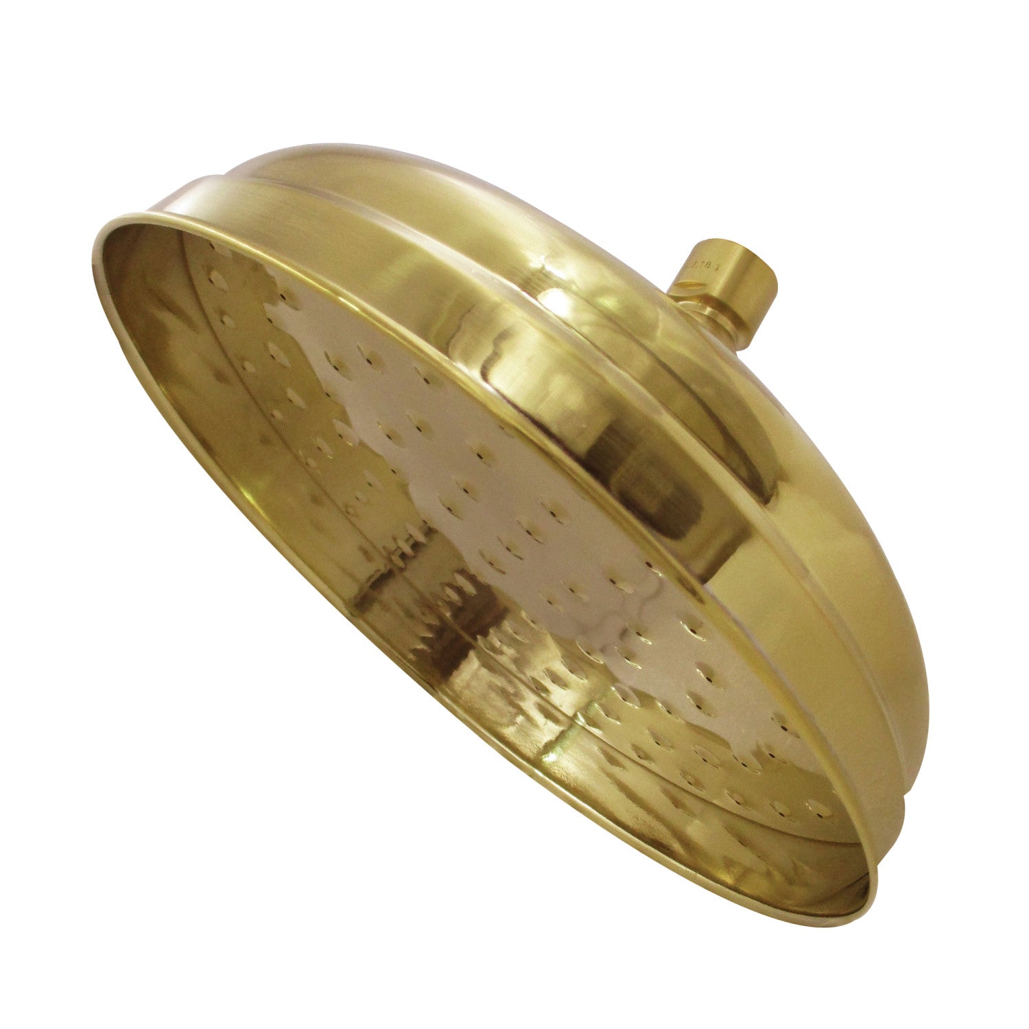 Kingston Heirloom K124A7 - Victorian 8-Inch Round Raindrop Brass Shower Head, Brushed Brass