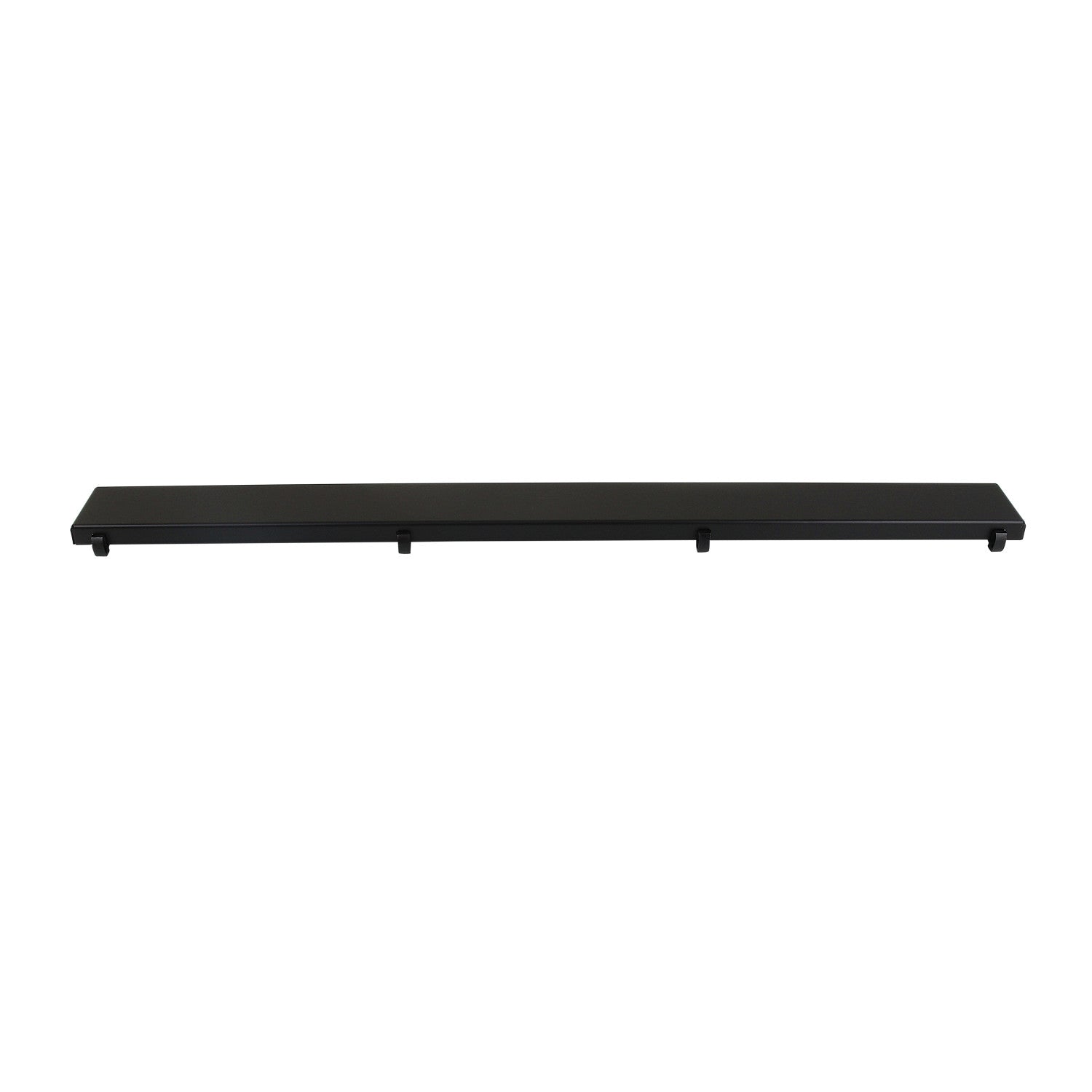 Kingston Watercourse BSF2420 24-Inch Stainless Steel Linear Shower Drain with Reversible Tile Insert and Flat Grate, Matte Black