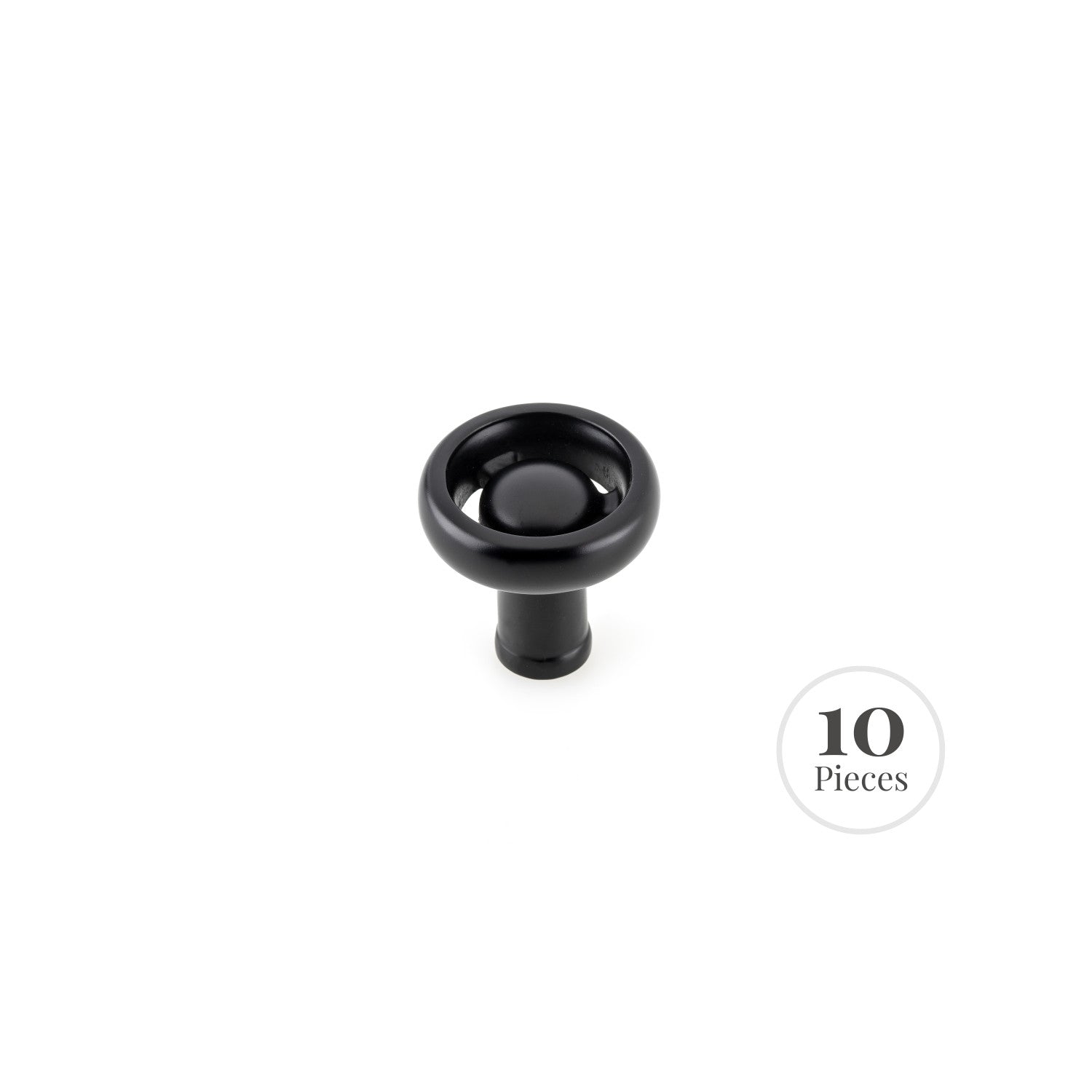Kingston Sona RK22093MB - Bouton d'armoire industriel pour la cuisine (10-Pack), noir mat