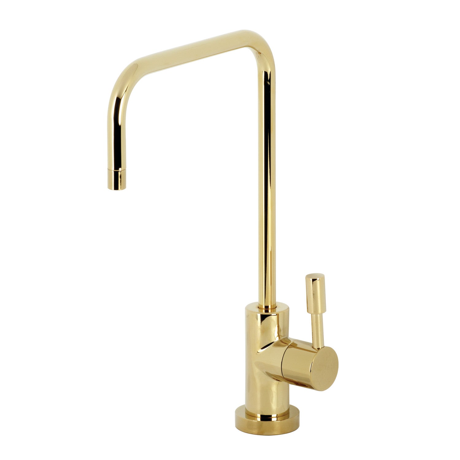 Kingston Sona KS6192DL - Robinet de filtration d'eau de plate-forme à une poignée Concord 1 trou, laiton poli