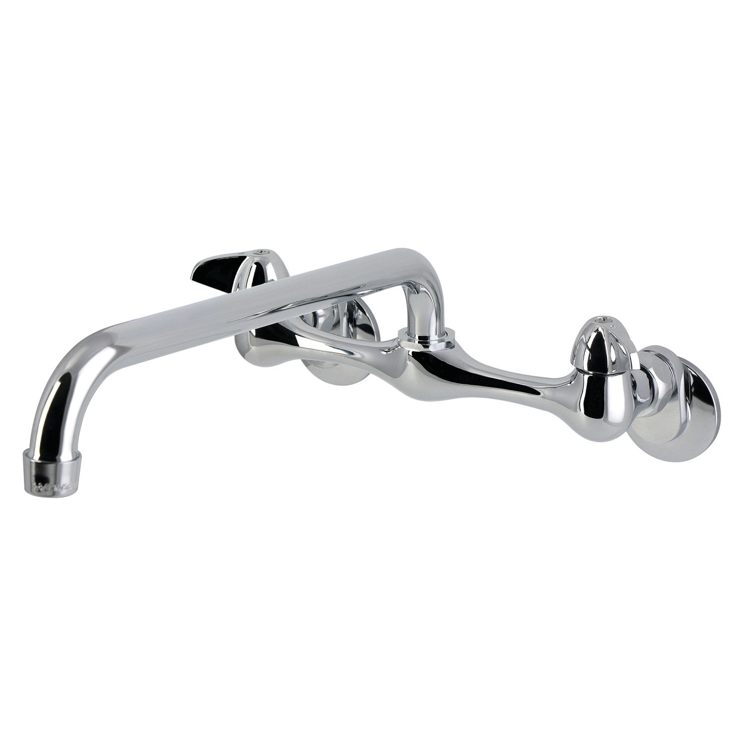 Kingston Proseal KF100 Two-Handle 2-Hole Wall Mount Bridge Kitchen Faucet, Polished Chrome
