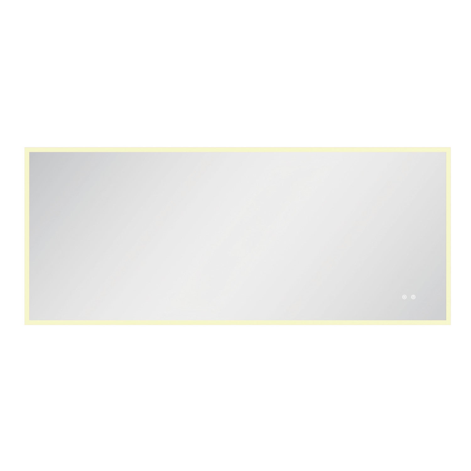 Kingston Aurora MR2017230 30-Inch x 72-Inch LED Bathroom Mirror, Front and Back Light, Anti-Fog, Dimmable Touch Sensor Lighted Mirror, Silver