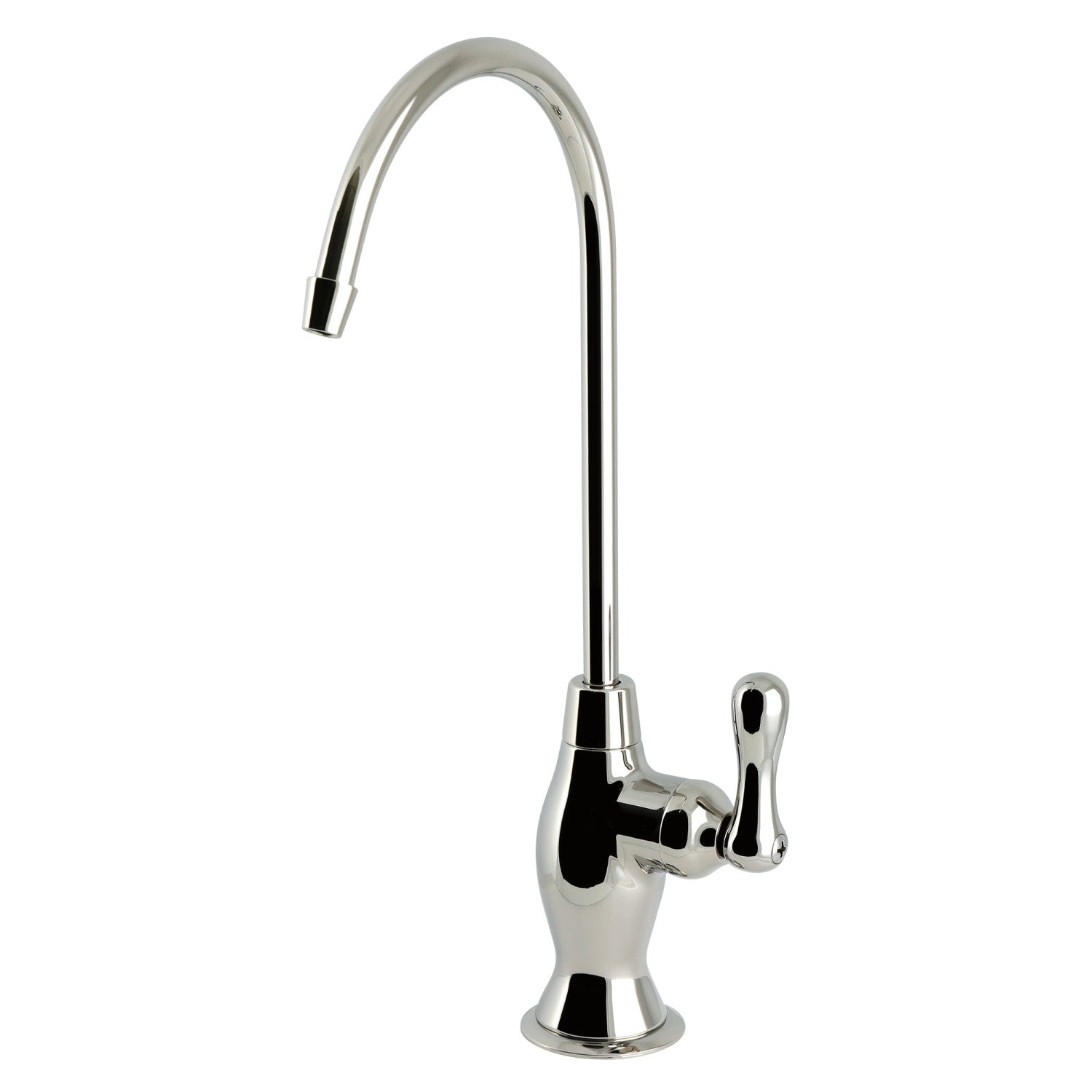 Kingston Heirloom KSAG3196AL - Restoration Single-Handle 1-Hole Deck Mount Water Filtration Faucet, Polished Nickel