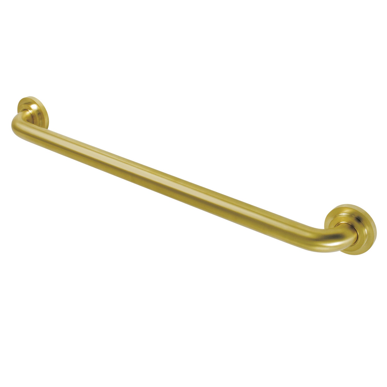 Kingston Sona DR414247 - Manhattan 24-Inch x 1-1/4-Inch O.D. Brass Decorative Grab Bar, Brushed Brass