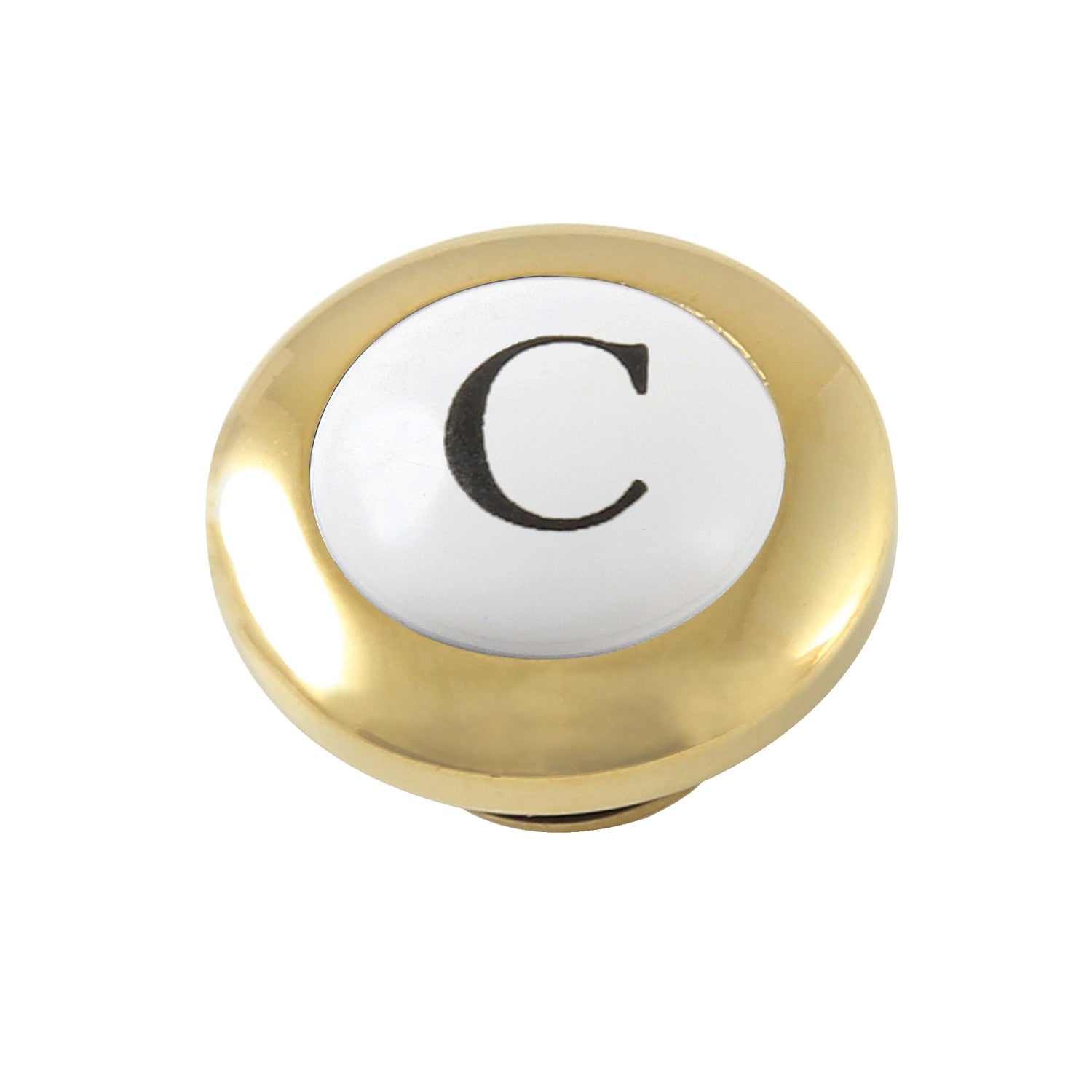 Kingston CCHICX2C Bouton d'index de poignée froide, laiton poli