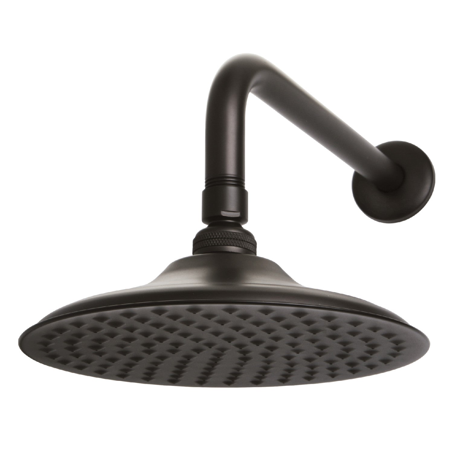Kingston Heirloom K136A5CK - Victorian 7-3/4 Inch Round Raindrop Brass Shower Head with 12-Inch Shower Arm, Oil Rubbed Bronze
