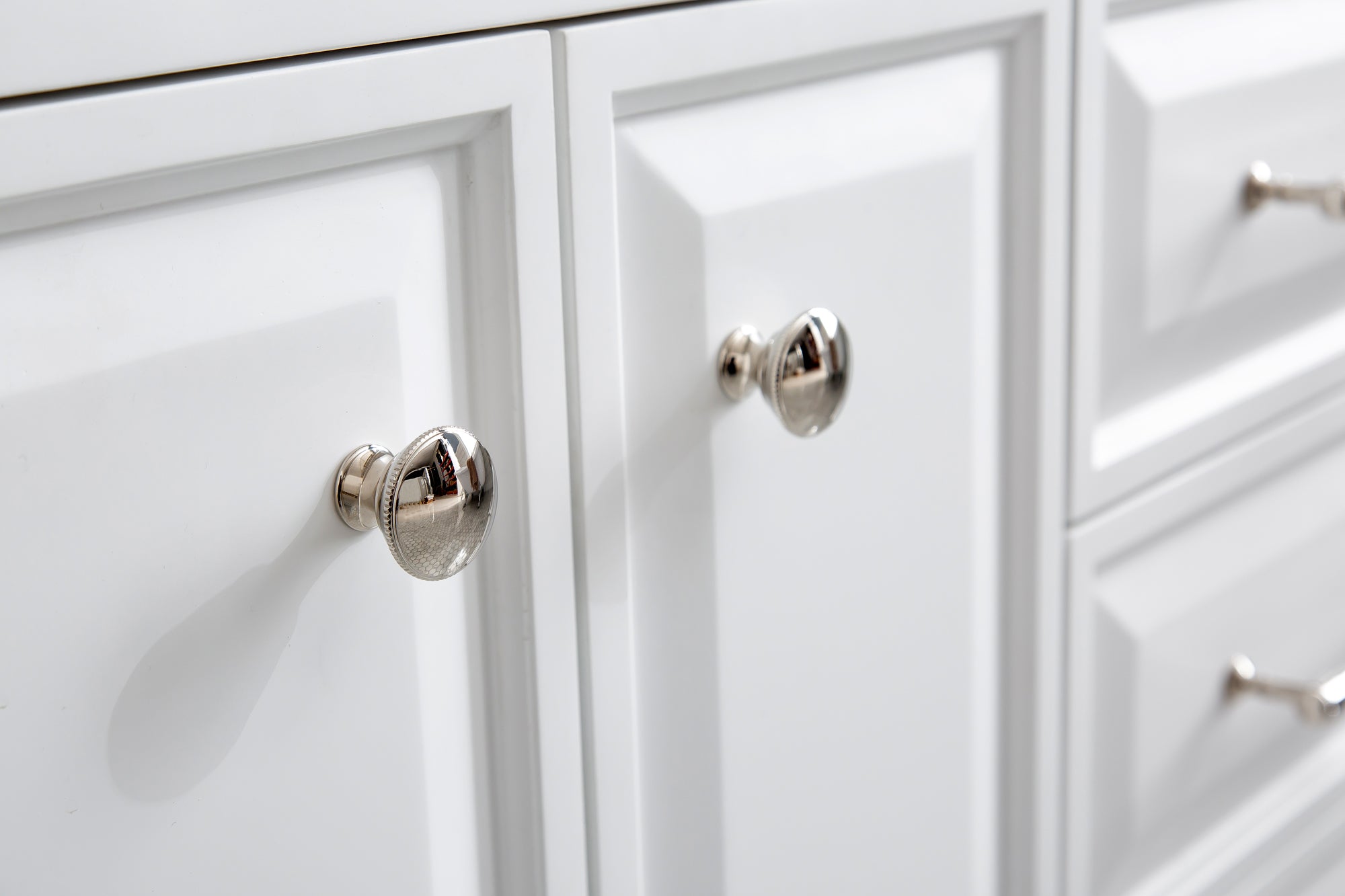 Kingston Luxe PA60QZ05PW - 60 in. x 22 in. Bathroom Vanity Quartz Top and White Basin, Pure White
