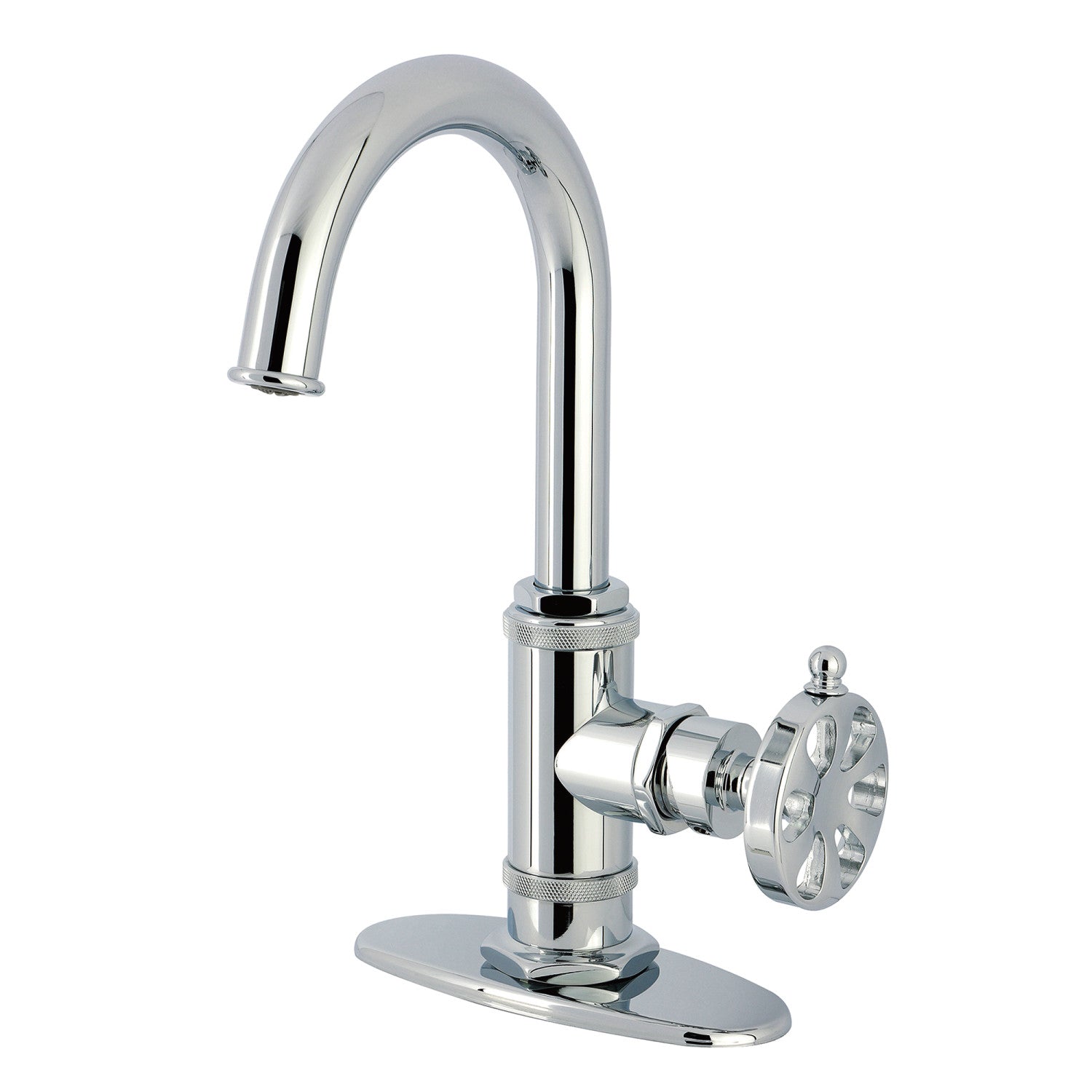 Kingston Sona KSD8501RX - Robinet de barre à une poignée Belknap 1 trou, chrome poli