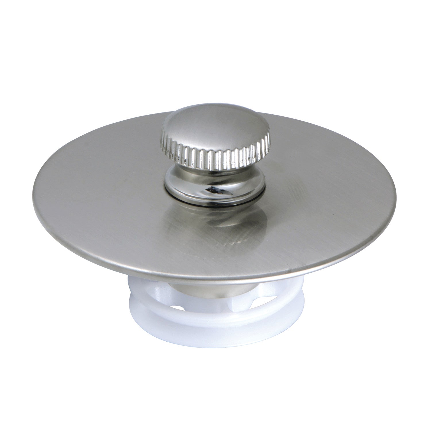 Kingston Trimscape DTL5304A8 Universal Cover-Up Tub Drain Stopper, Brushed Nickel
