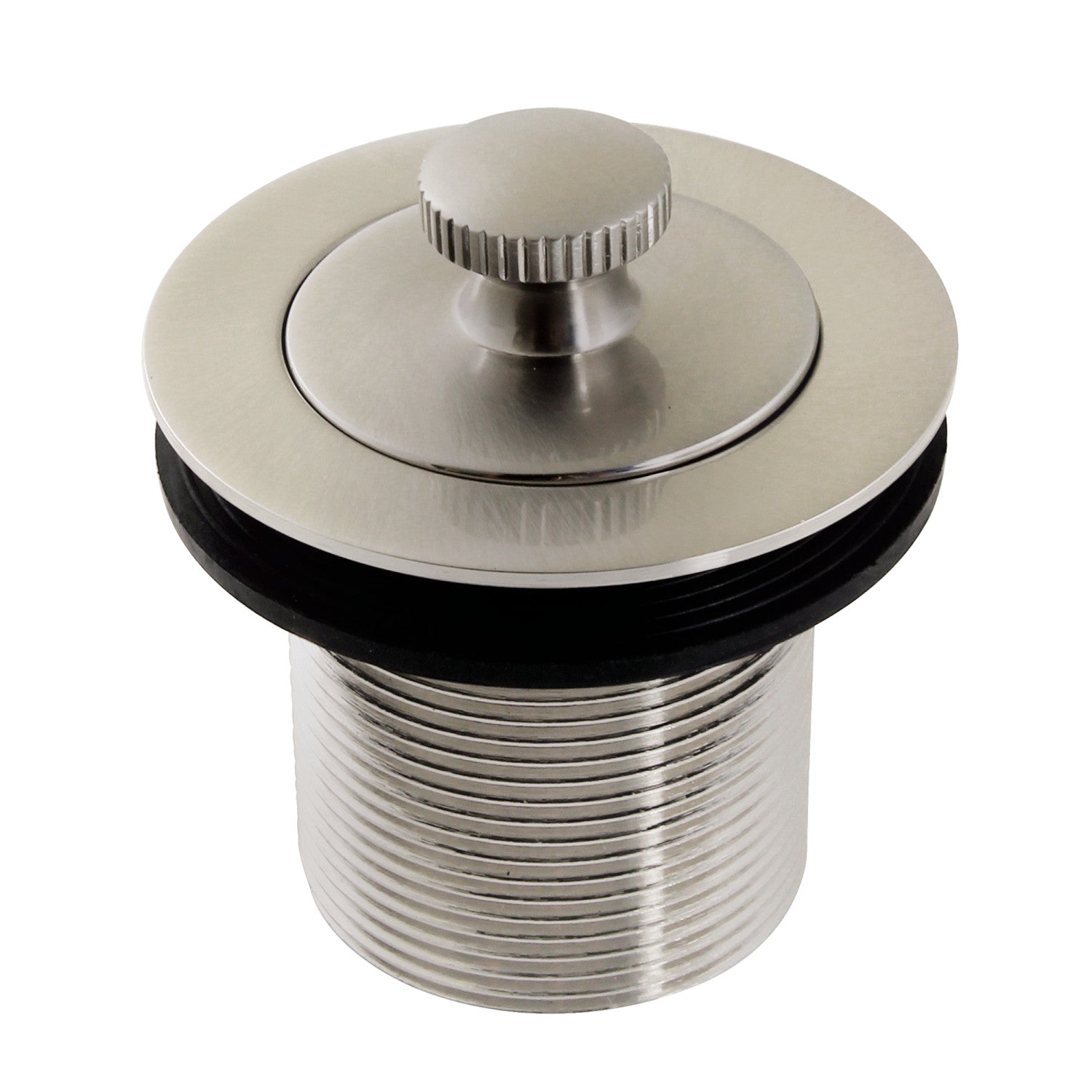 Kingston Heirloom DLT17SN - Made To Match 1-1/2-Inch Lift and Turn Tub Drain with 1-3/4-Inch Body Thread, Brushed Nickel